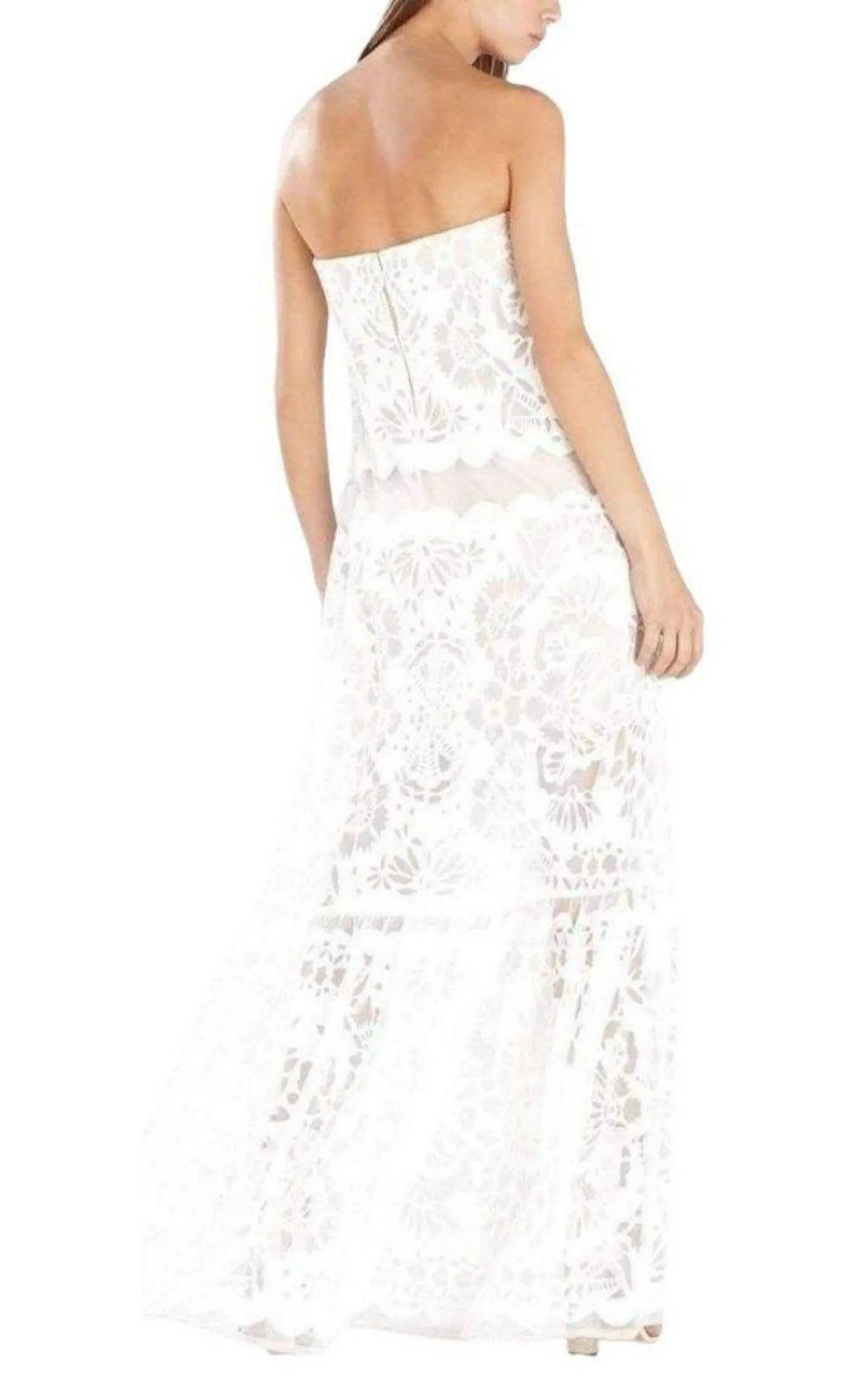 Strapless Bottom Ruffle Cotton Gown sold by Runaway Catalog product image thumbnail 2