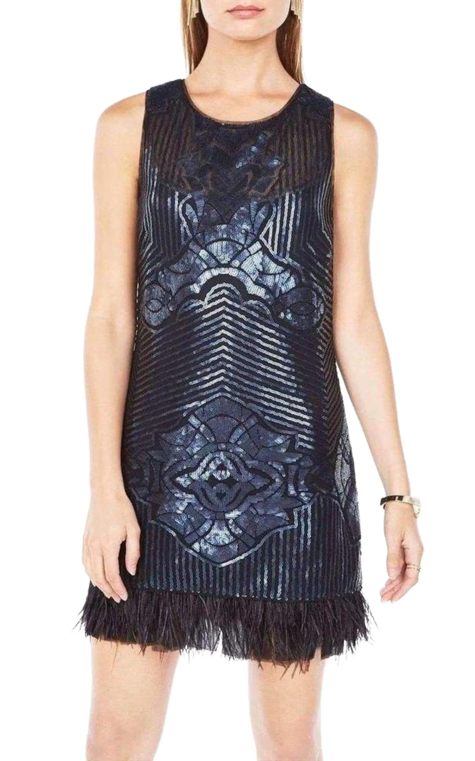 Caterina Sequin Feather Dress sold by Runaway Catalog product image thumbnail 5