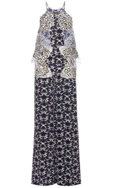 Applique Silk Jumpsuit sold by Runaway Catalog