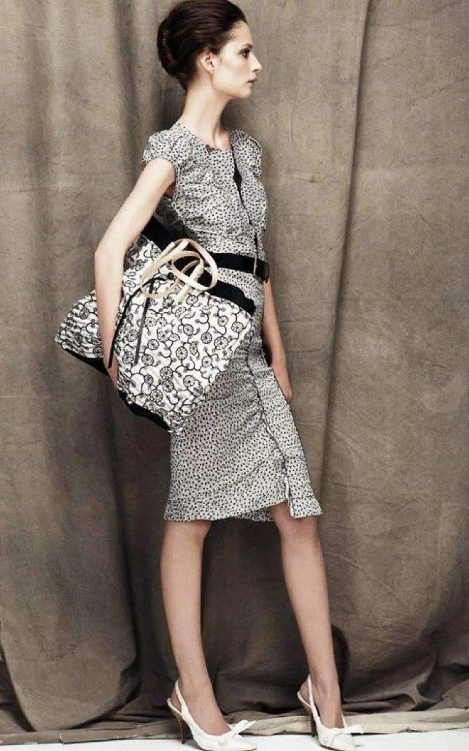 Linen Cap Sleeve Scoop Neckline Sheath Dress sold by Runaway Catalog product image thumbnail 4