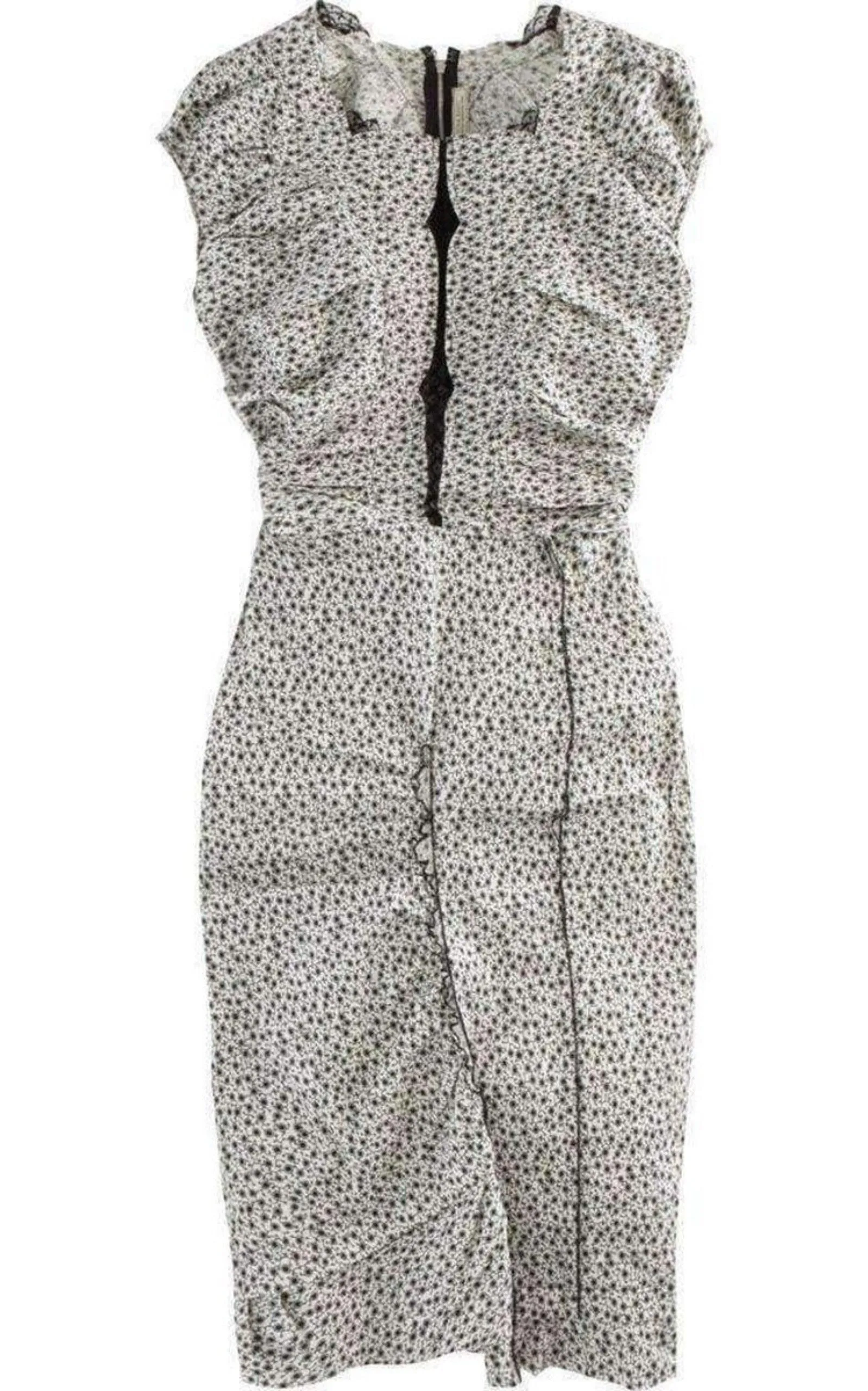 Linen Cap Sleeve Scoop Neckline Sheath Dress sold by Runaway Catalog