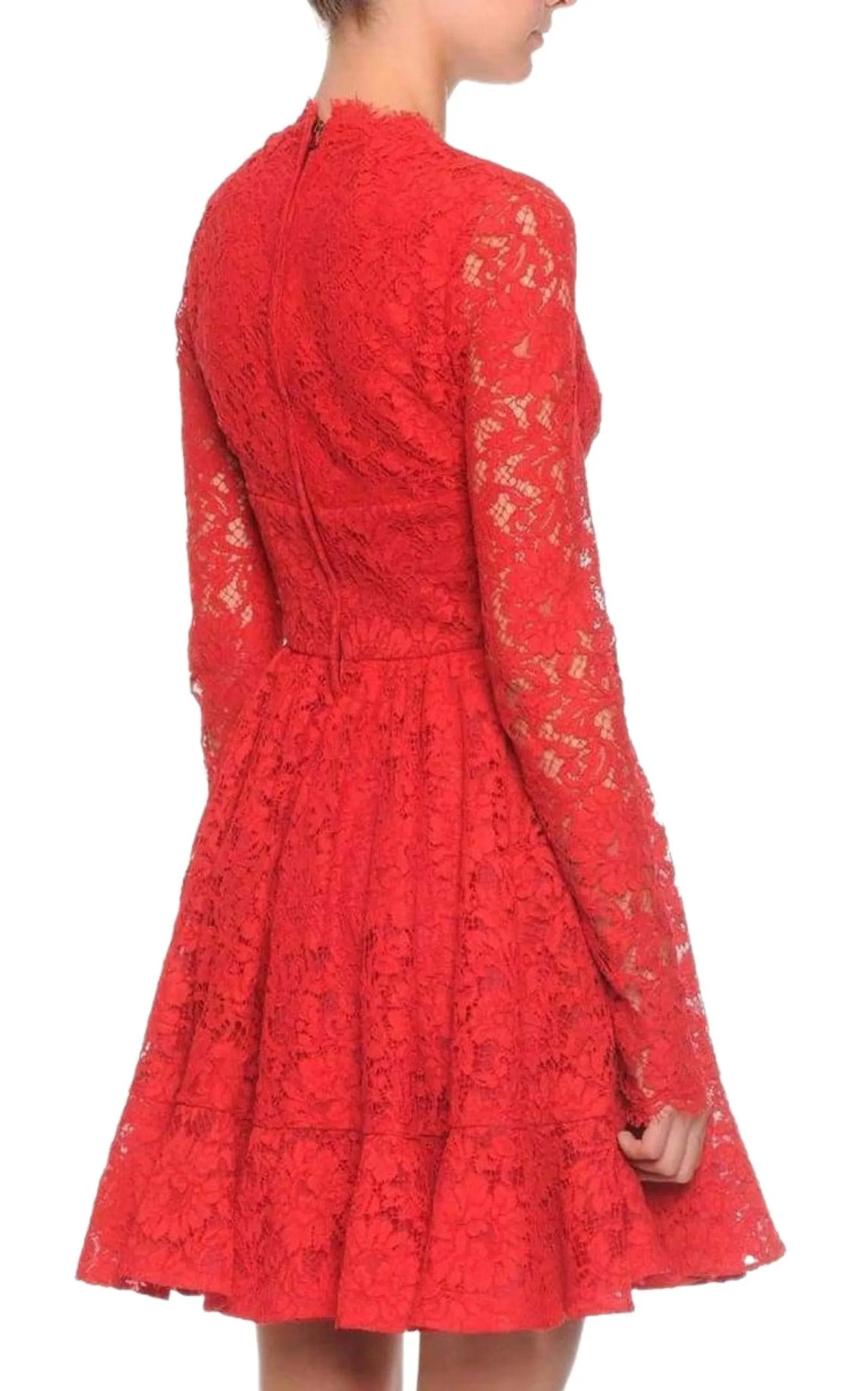 Floral-lace Flounce Dress sold by Runaway Catalog product image thumbnail 3