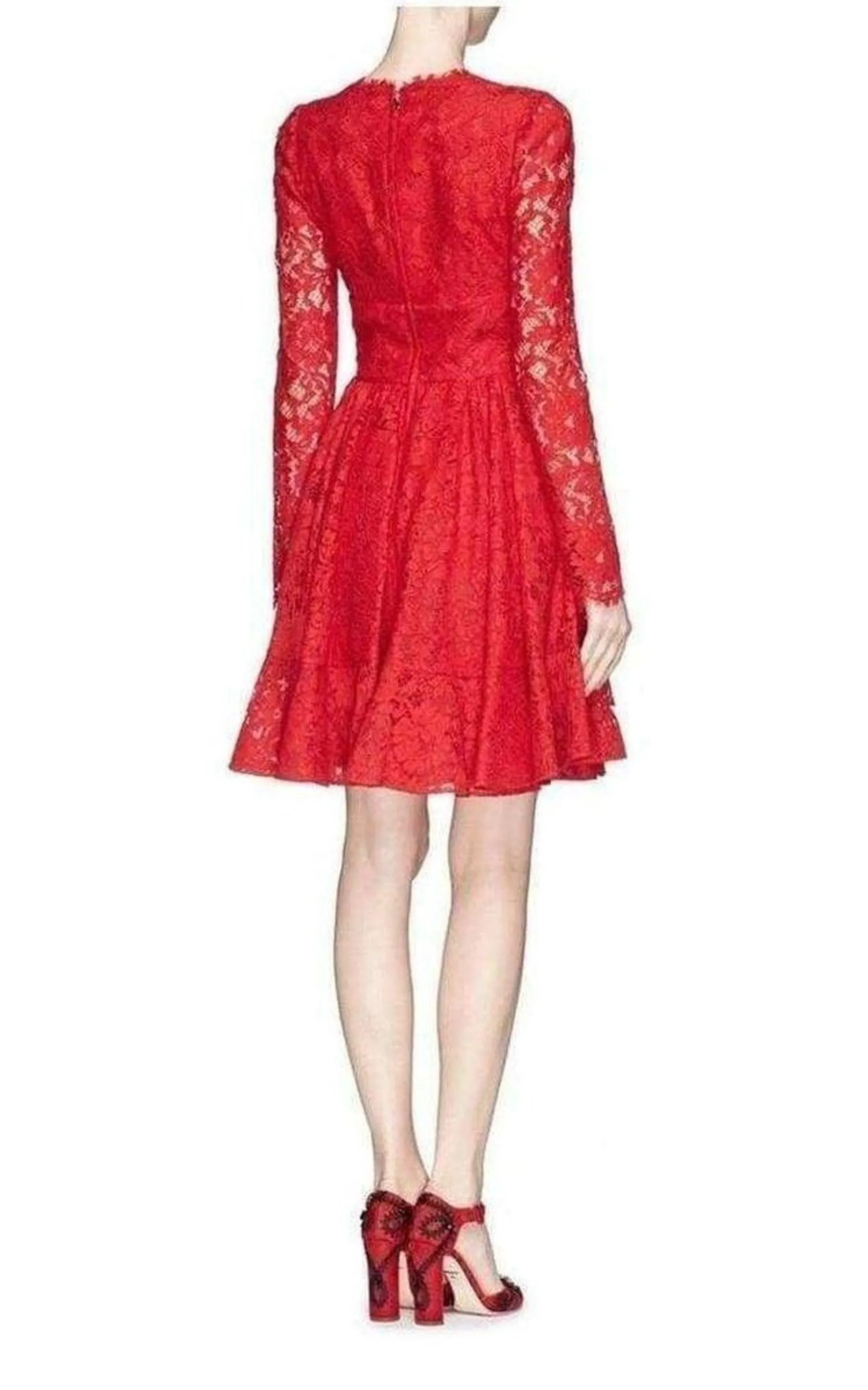 Floral-lace Flounce Dress sold by Runaway Catalog product image thumbnail 2
