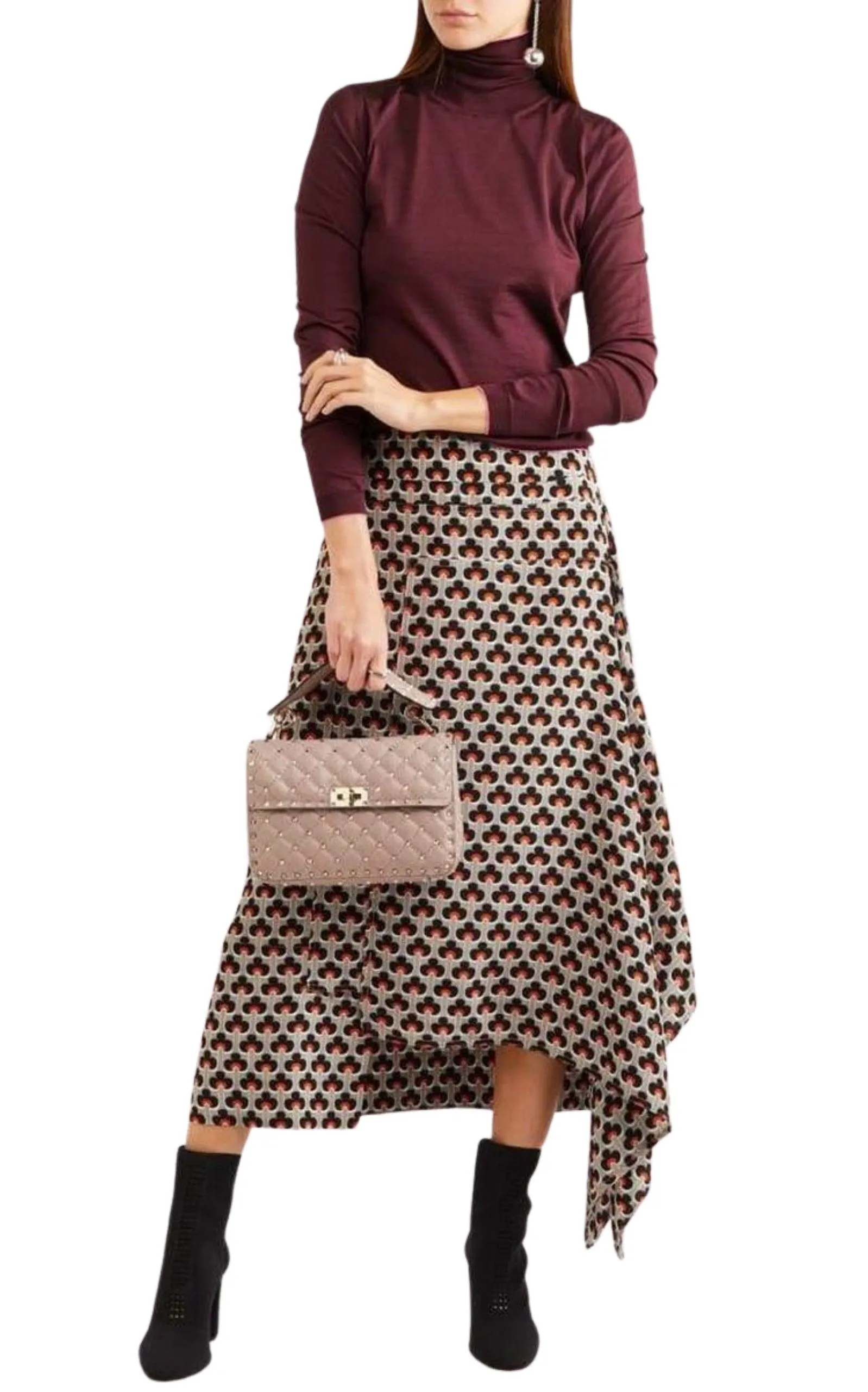 Beige Medium Rockstud Matelassé Bag sold by Runaway Catalog product image thumbnail 2