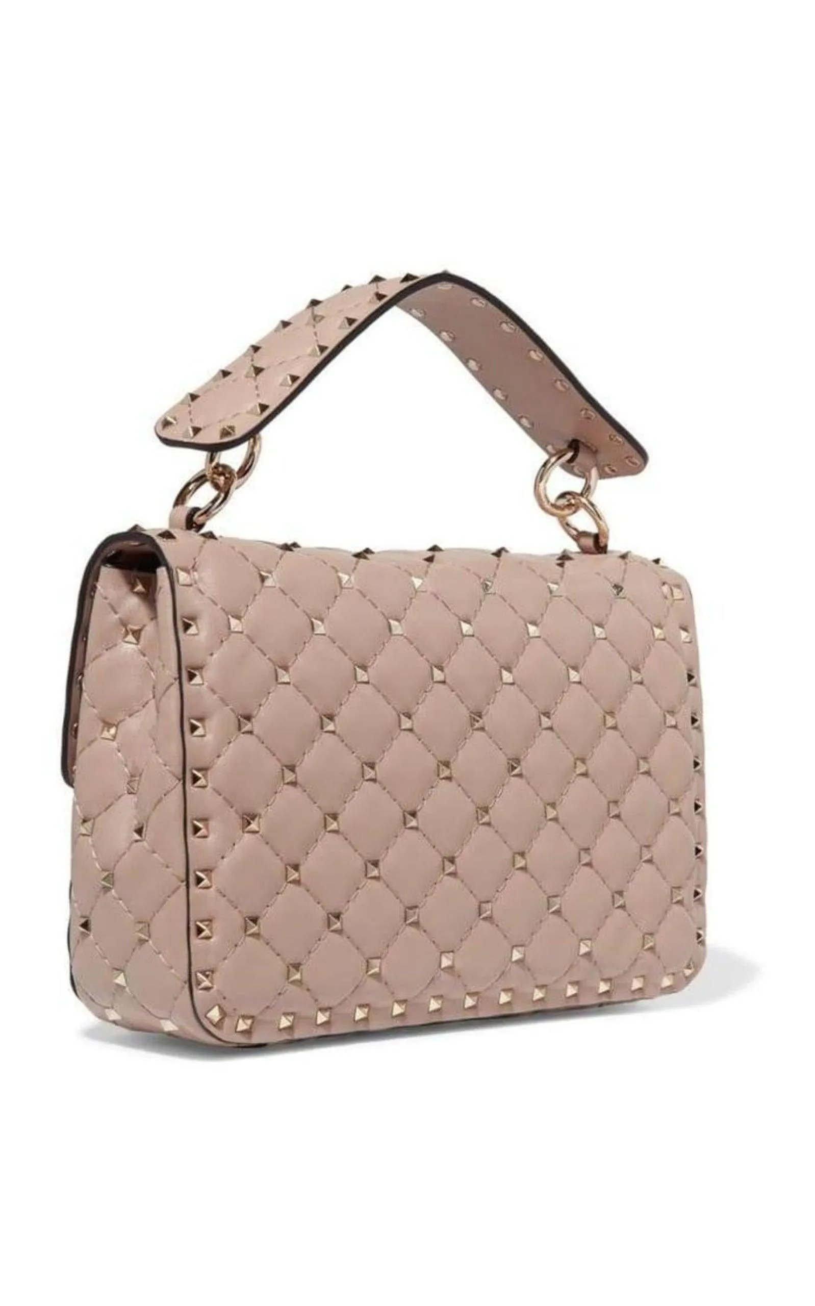 Beige Medium Rockstud Matelassé Bag sold by Runaway Catalog product image thumbnail 3
