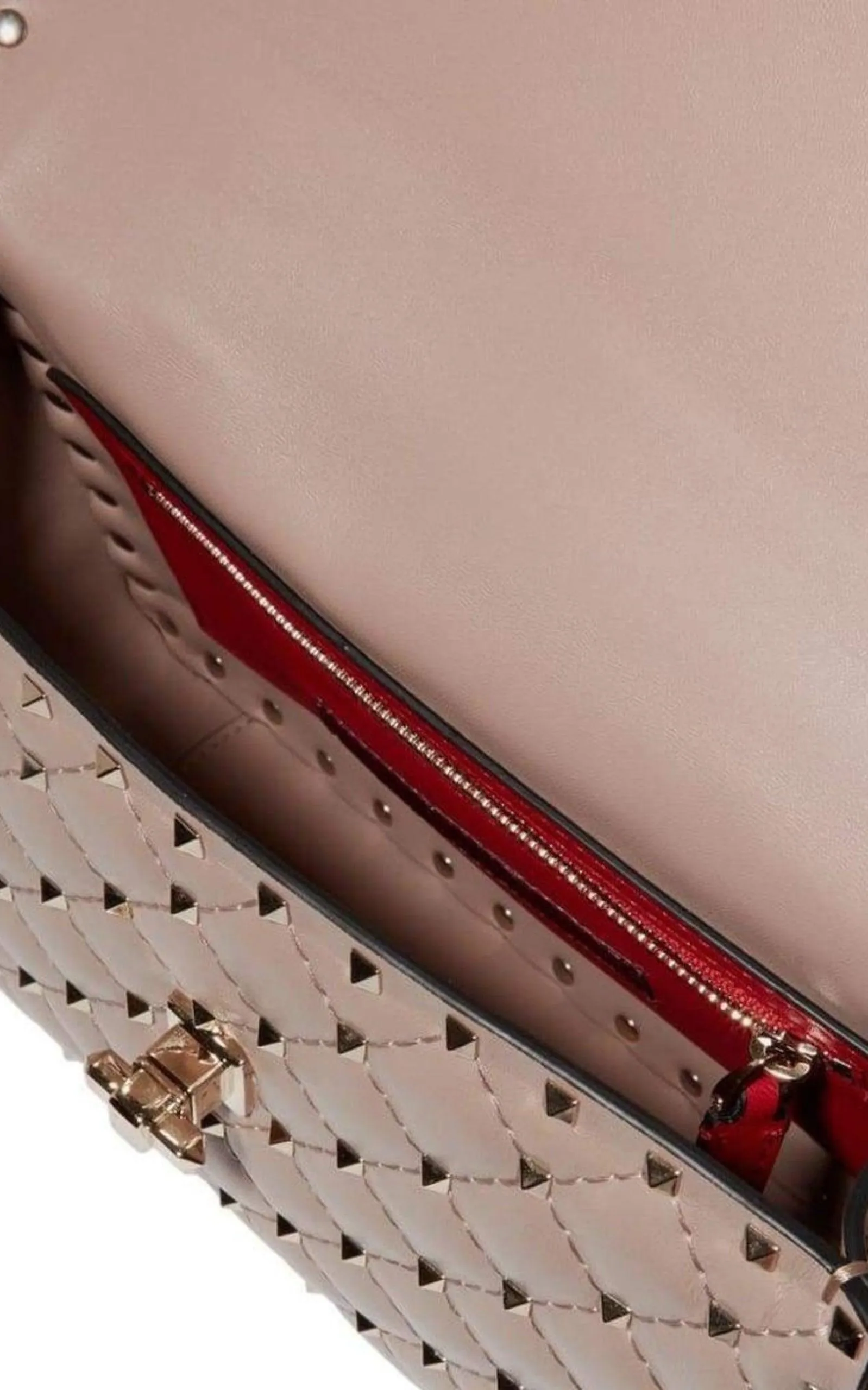 Beige Medium Rockstud Matelassé Bag sold by Runaway Catalog product image thumbnail 5