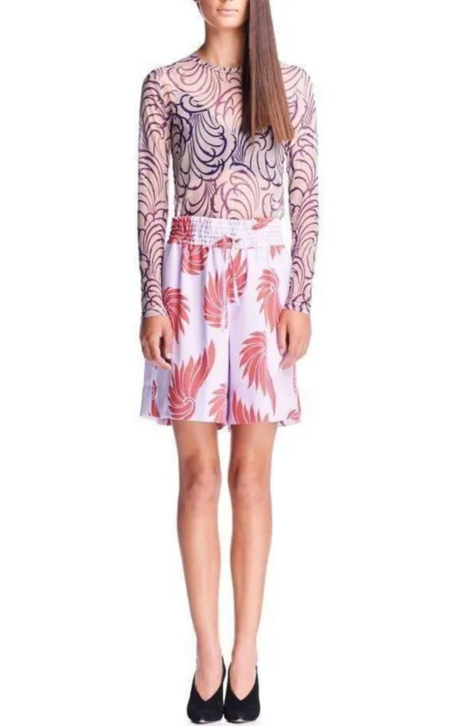 Feather Printed Shorts sold by Runaway Catalog