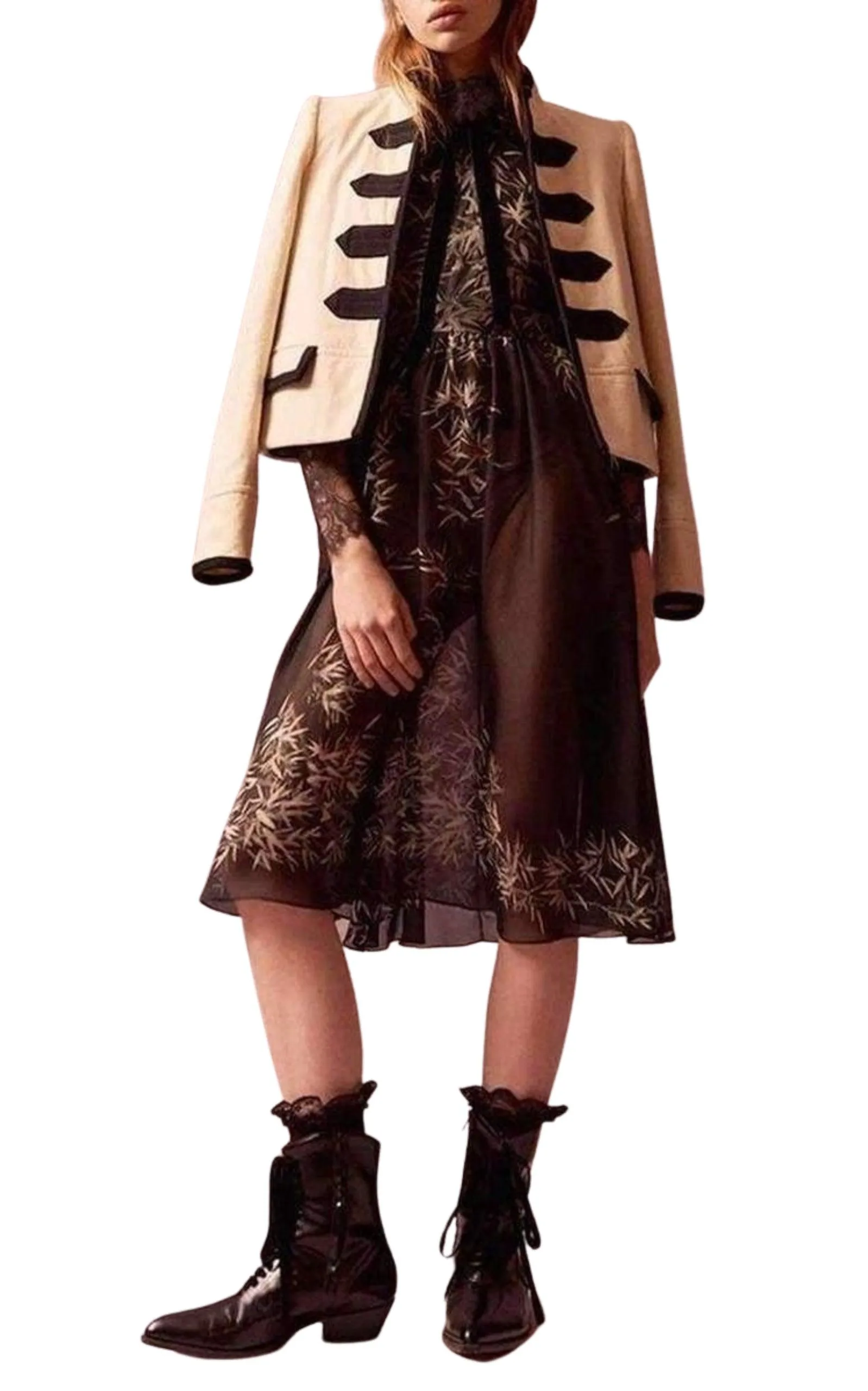 Natural Gabardine Military Jacket sold by Runaway Catalog product image thumbnail 2