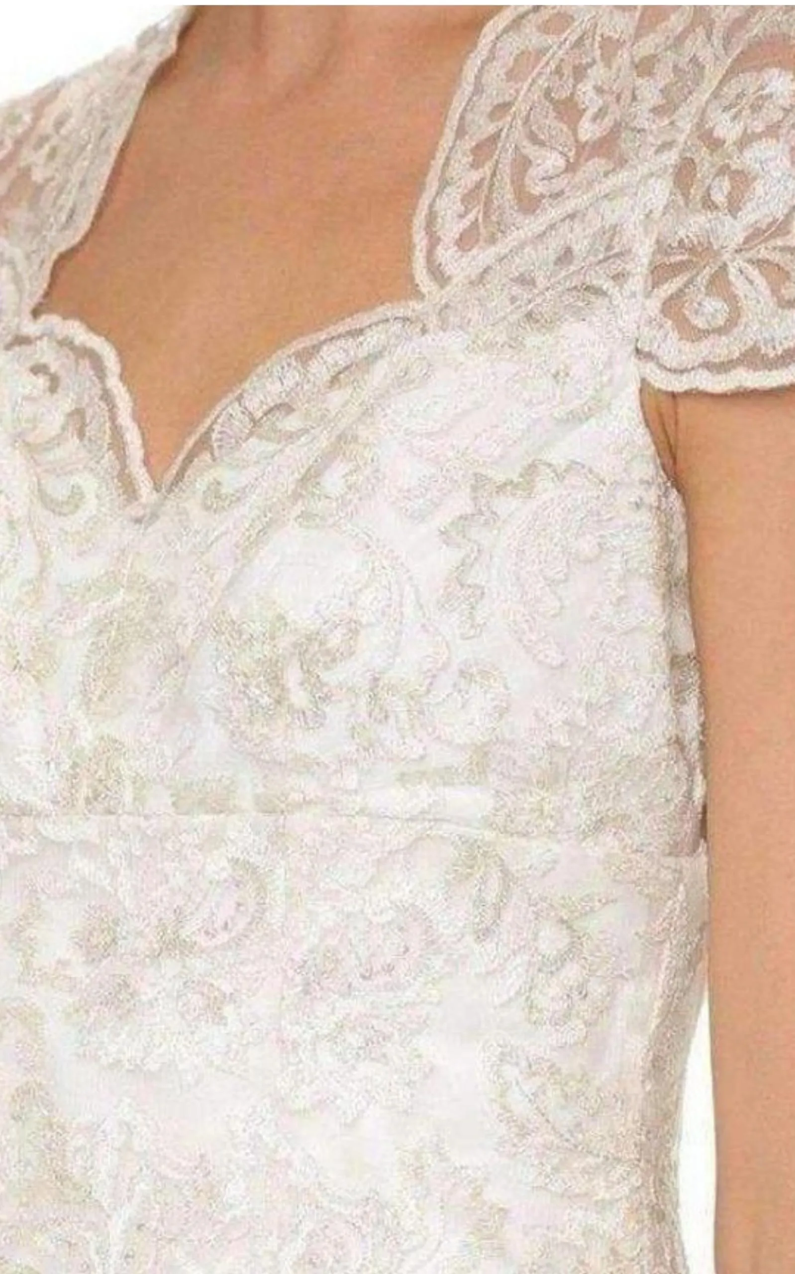 Metallic Lace Cap Sleeve Dress sold by Runaway Catalog product image thumbnail 5