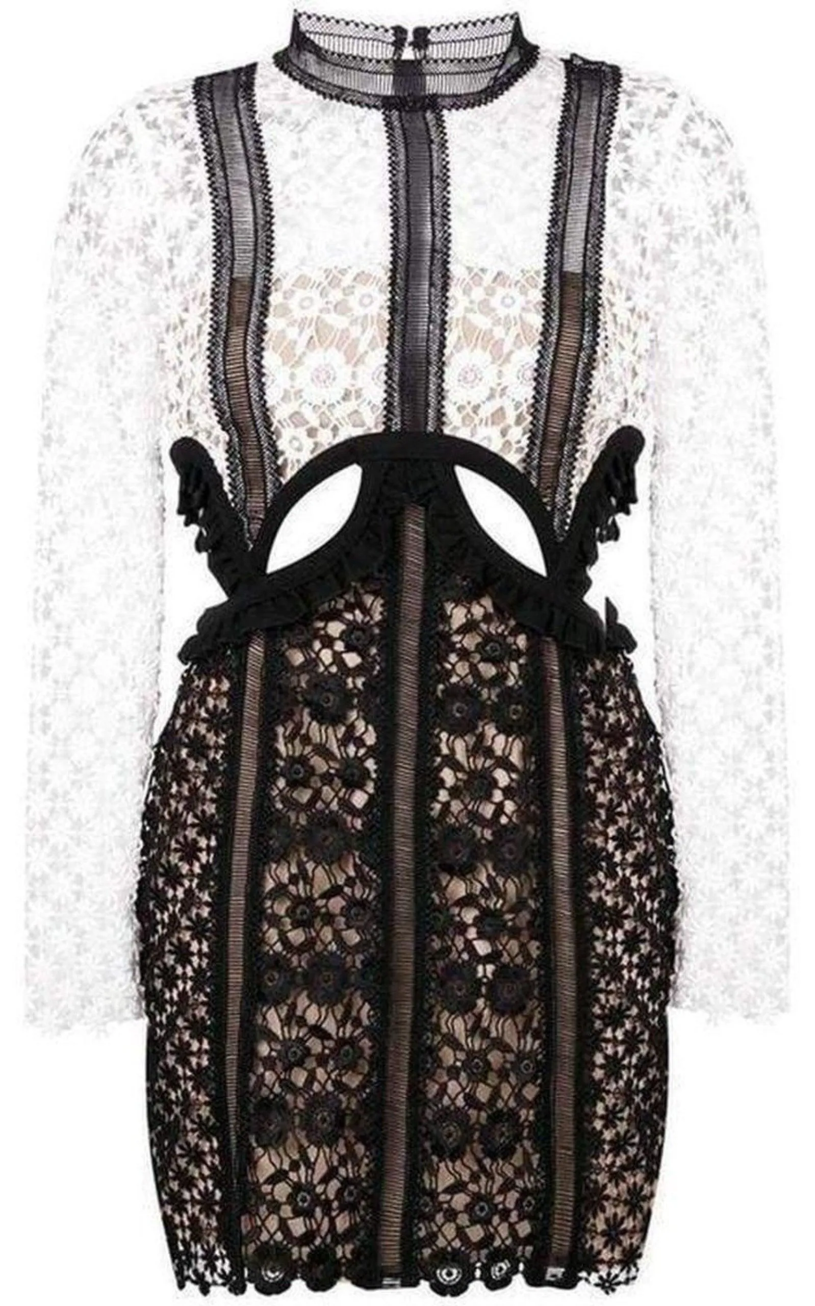 Payne Lace Cut-out Mini Dress sold by Runaway Catalog
