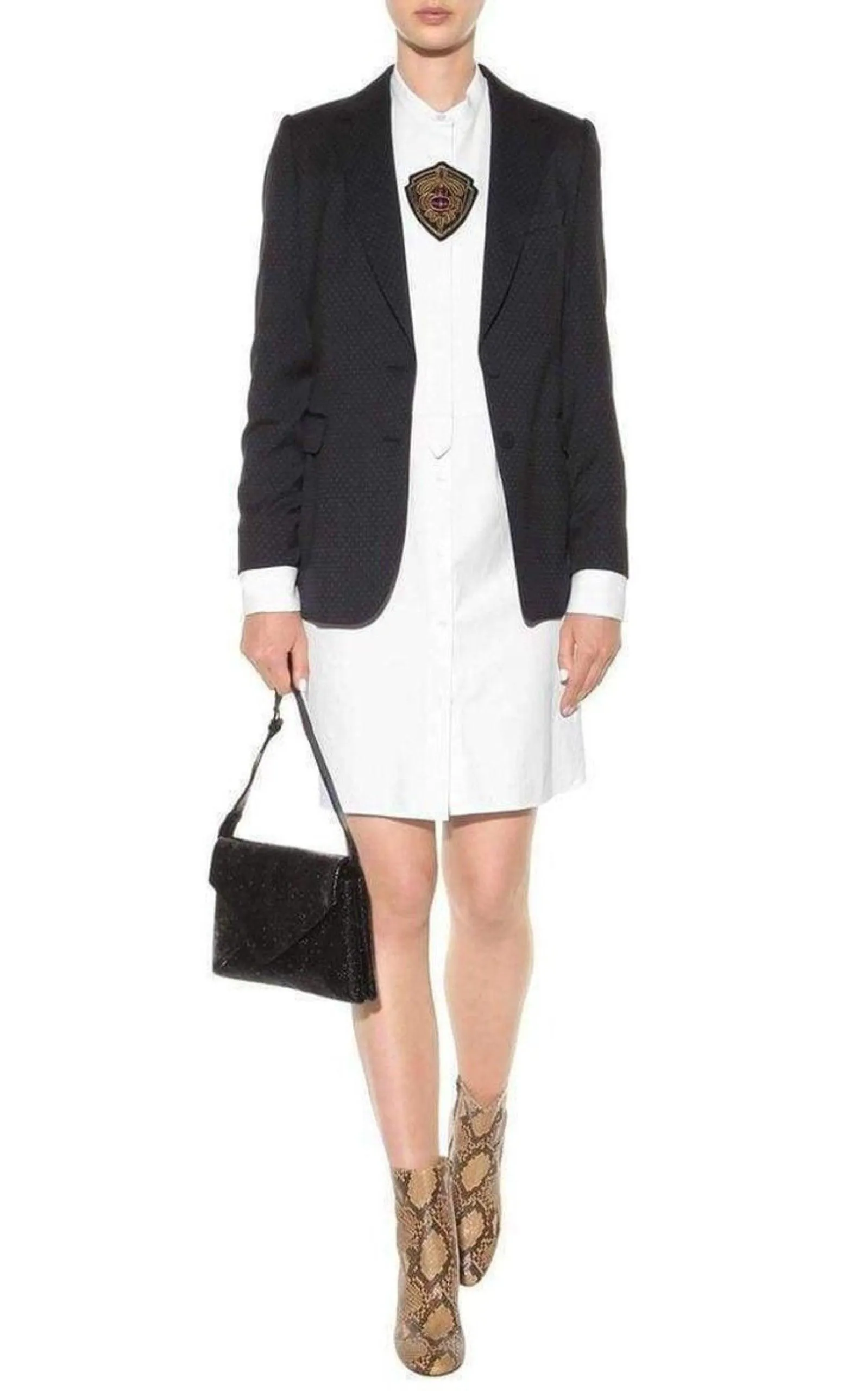 White Cotton Shirt Dress sold by Runaway Catalog product image thumbnail 2