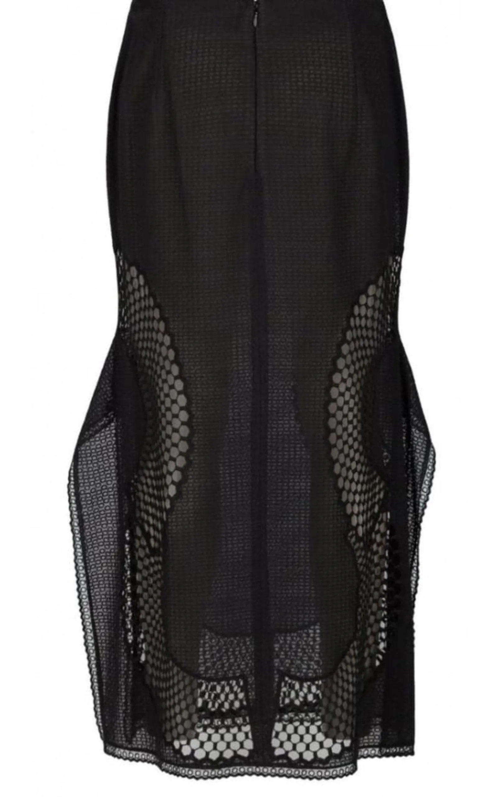 Perforated A-Line Black Skirt sold by Runaway Catalog product image thumbnail 5