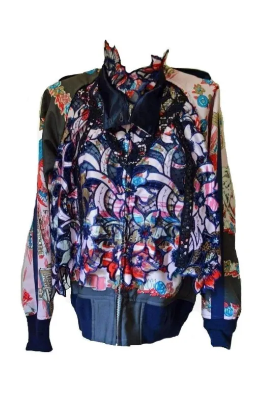 Canvas and Broderie Anglaise Souvenir Cotton Jacket sold by Runaway Catalog