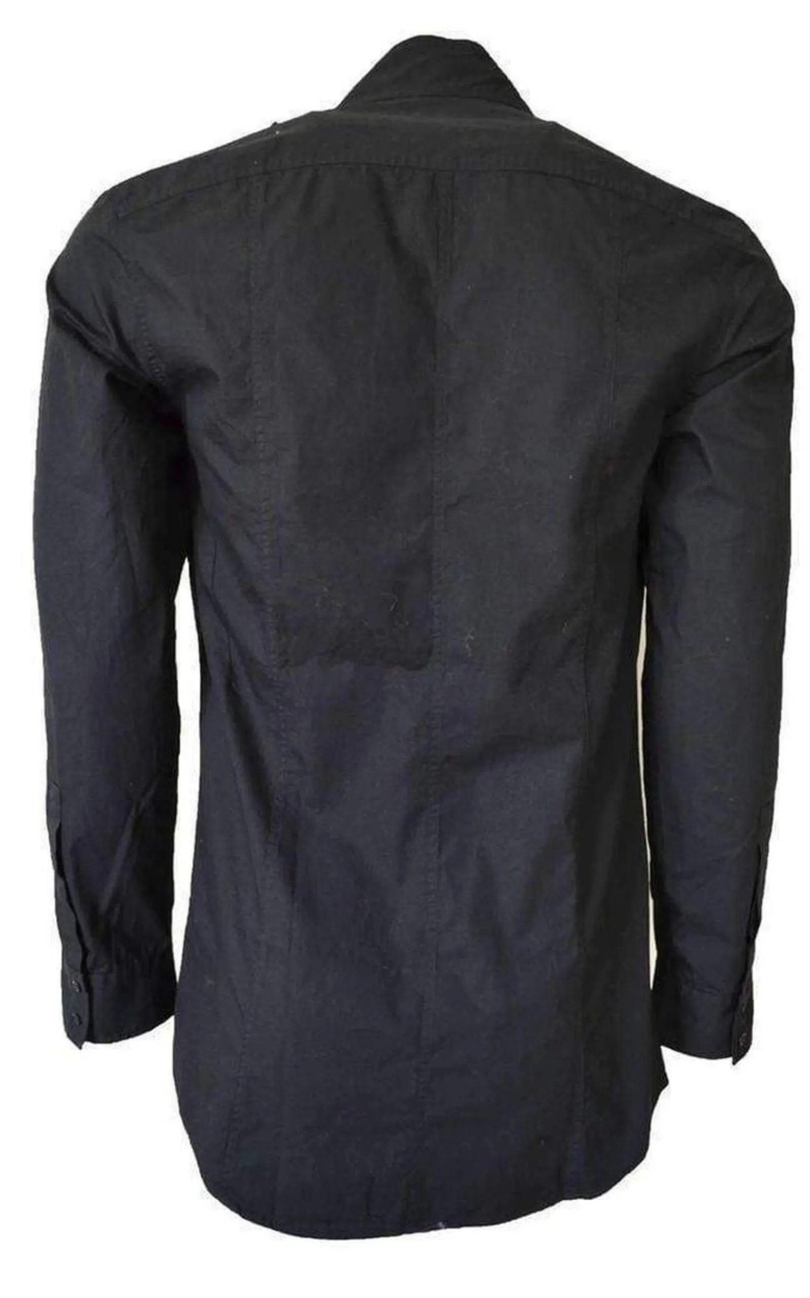 Black Shirt Double-breasted Jacket sold by Runaway Catalog product image thumbnail 2