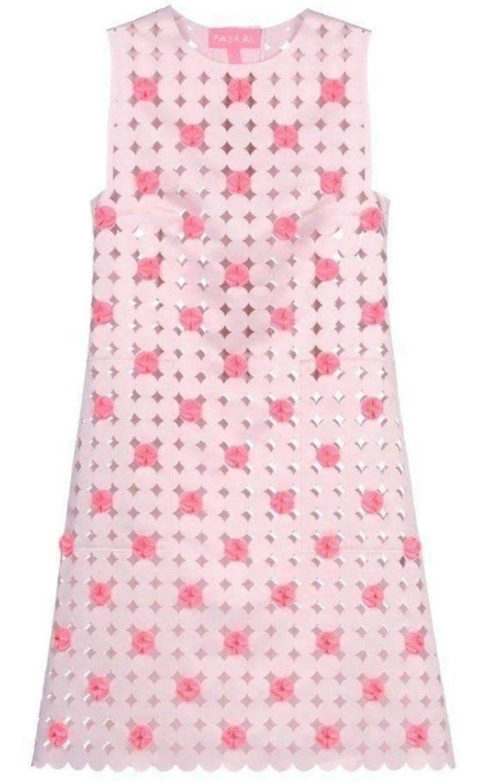 Light Pink Laser Cut Short Dress sold by Runaway Catalog