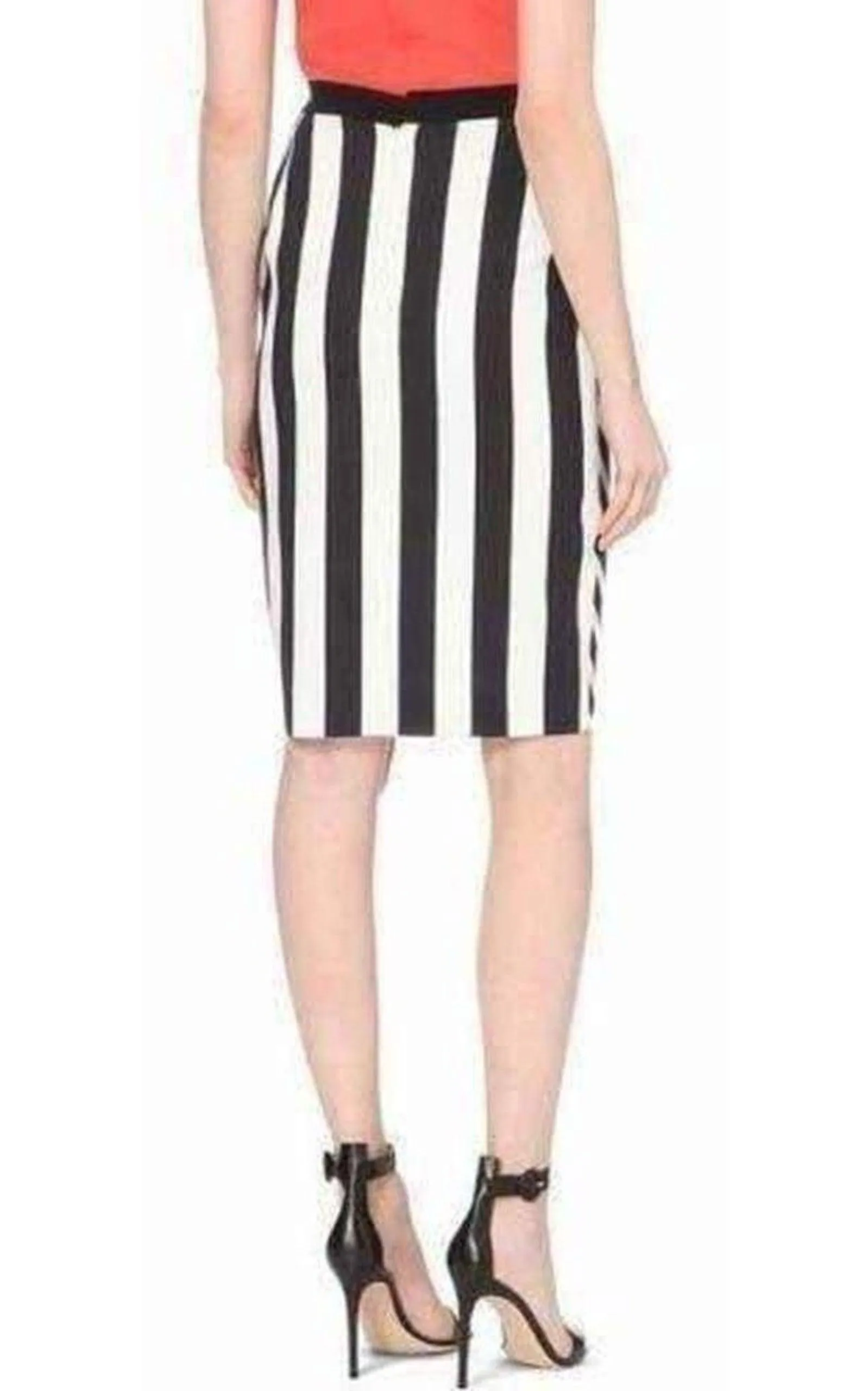 Striped Stretch Crepe Skirt sold by Runaway Catalog product image thumbnail 3