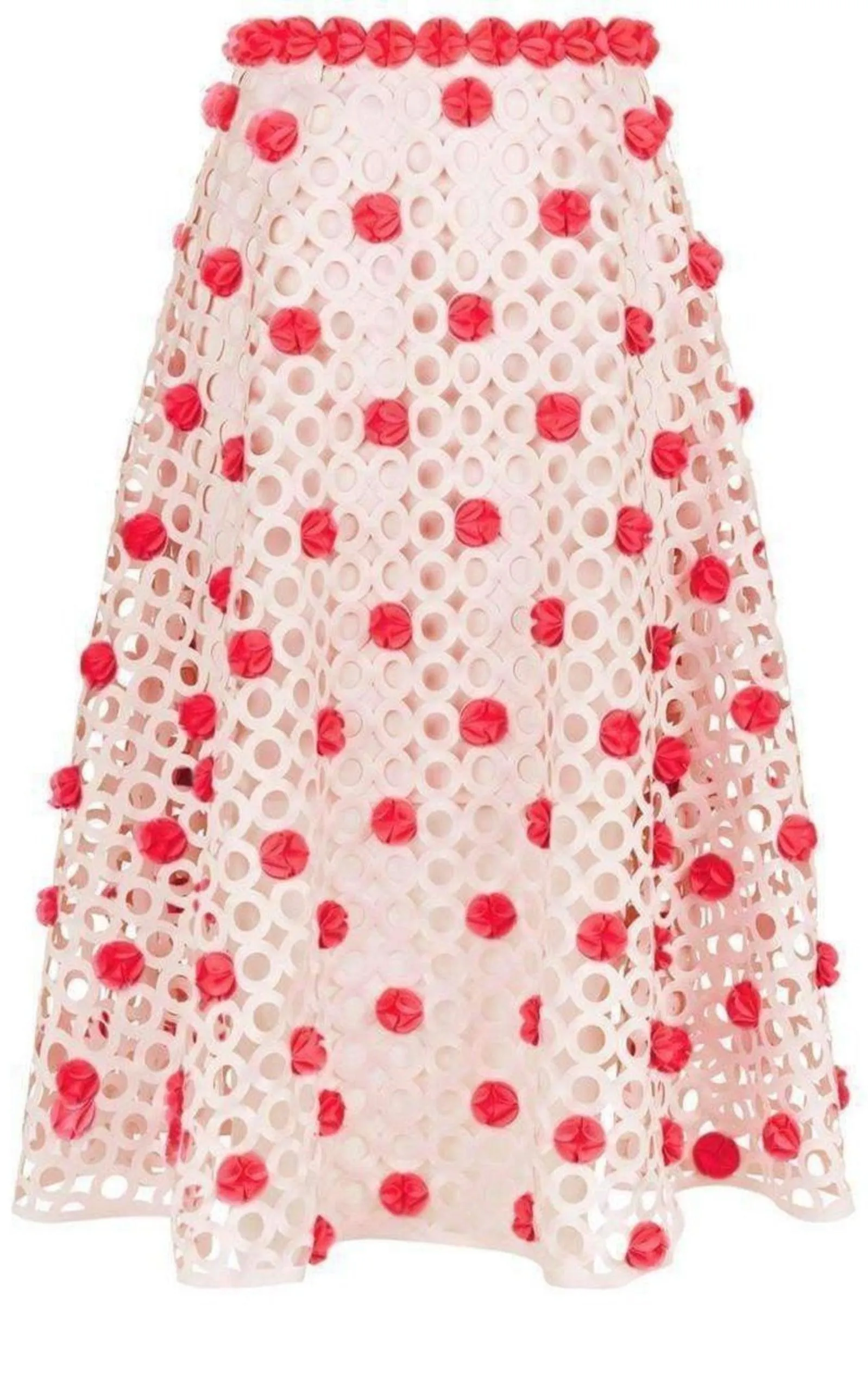 Blush Pink Laser-Cut Skirt sold by Runaway Catalog
