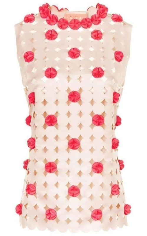 Blush Pink Laser-Cut Top sold by Runaway Catalog