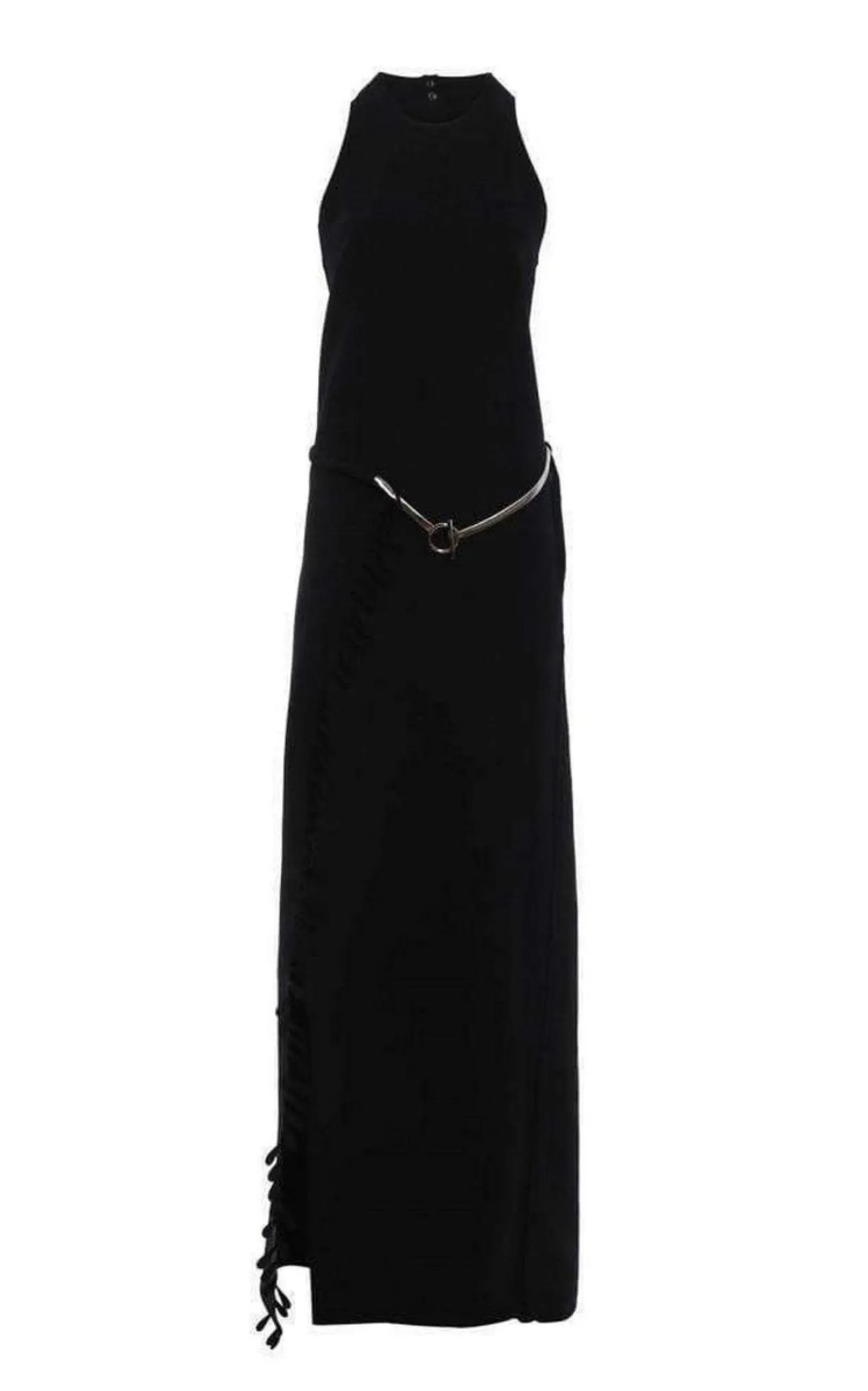 Black Sleeveless Fringed Dress sold by Runaway Catalog