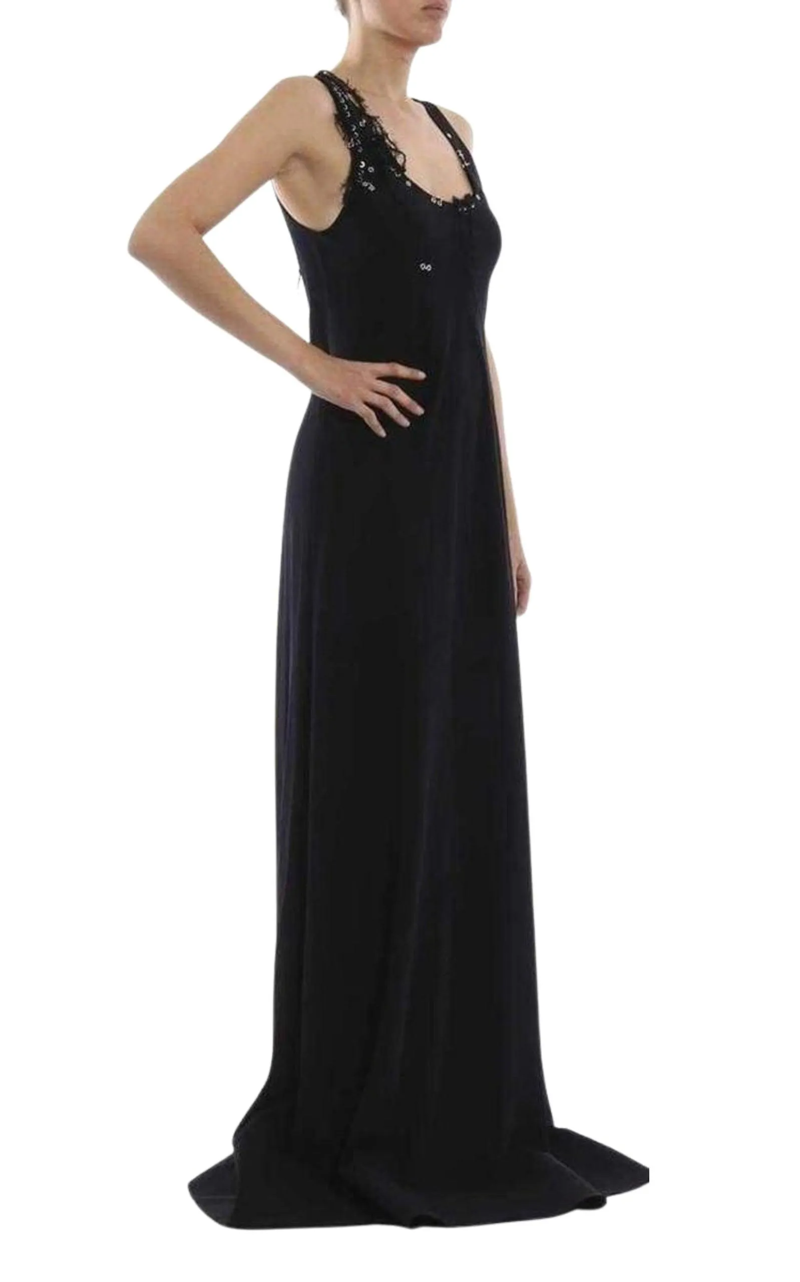 Crepe Satin Long Dress sold by Runaway Catalog product image thumbnail 3