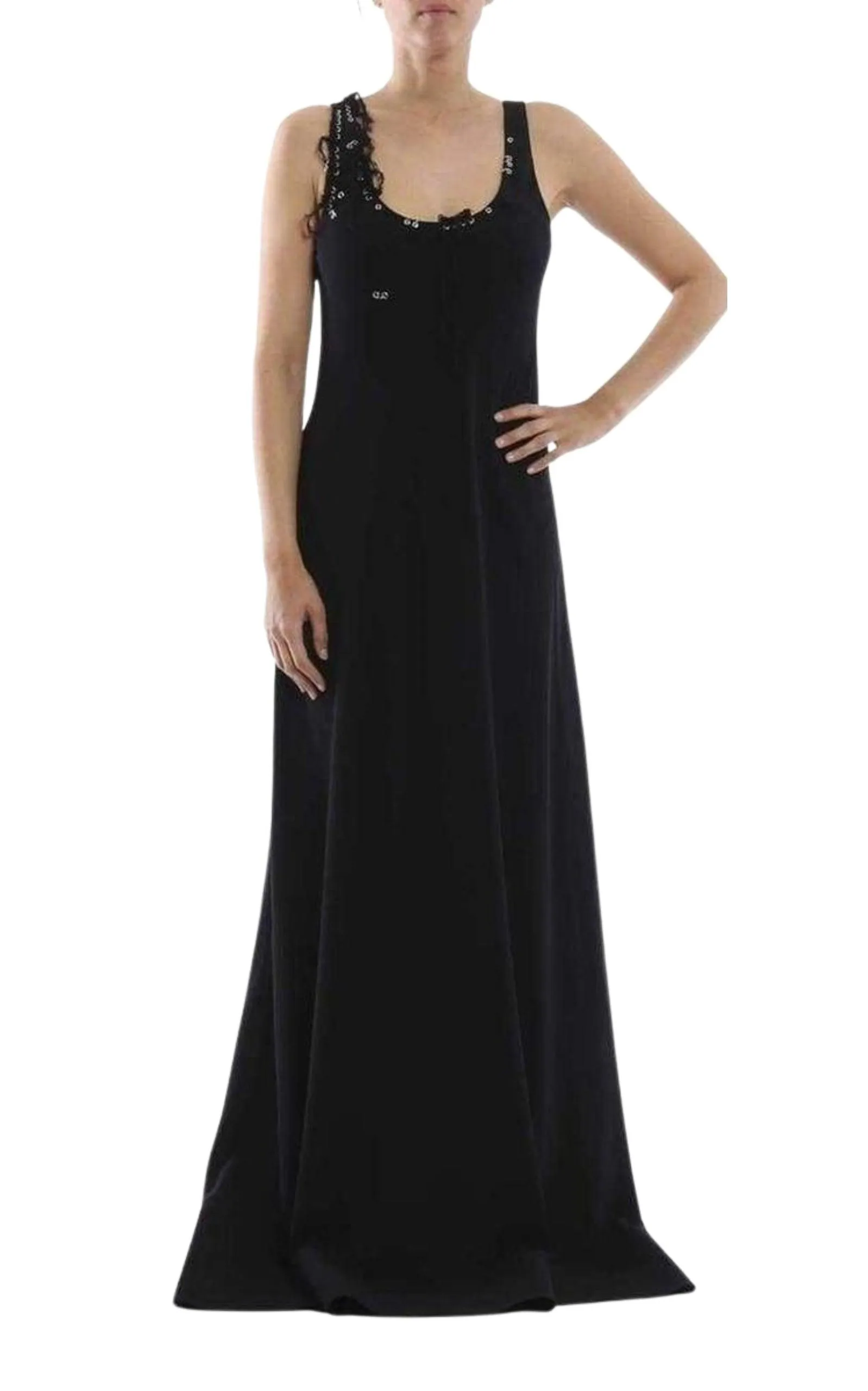 Crepe Satin Long Dress sold by Runaway Catalog product image thumbnail 2