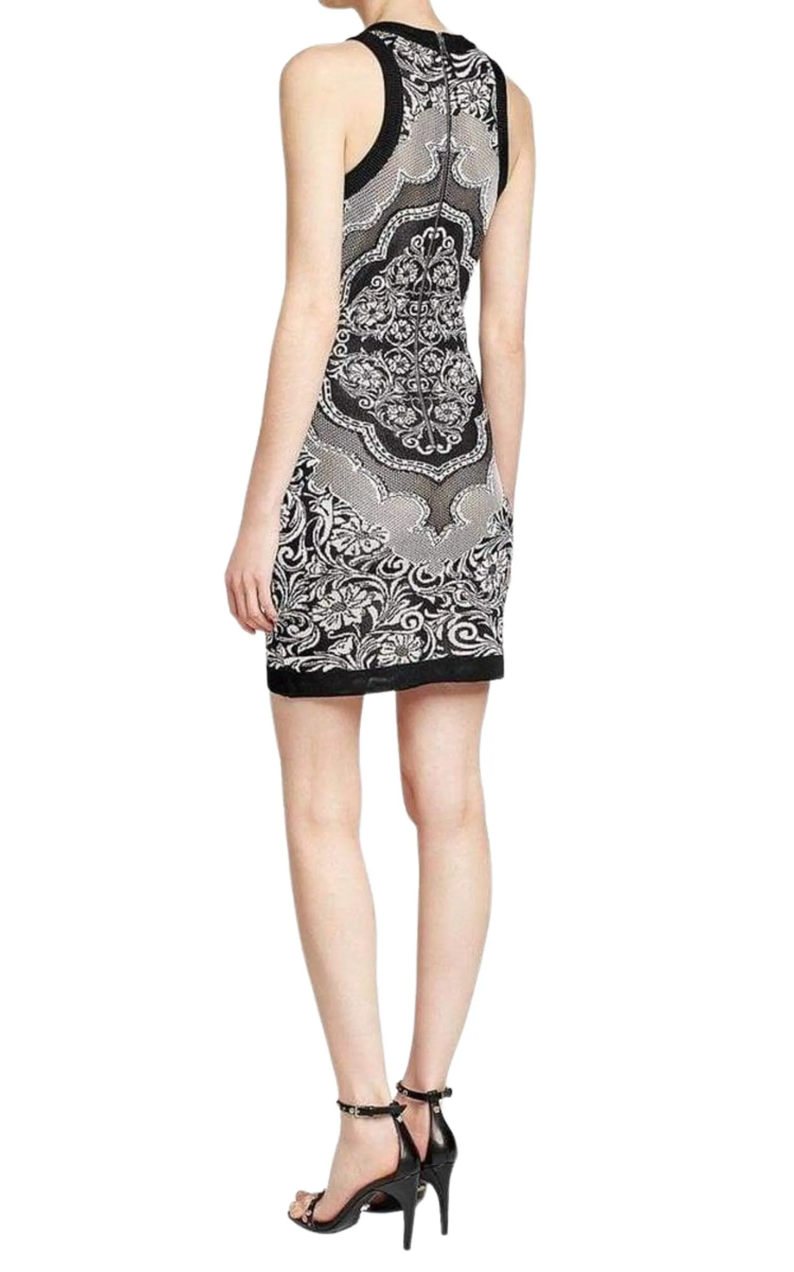 Jacquard Lace Print Mini Dress sold by Runaway Catalog product image thumbnail 3