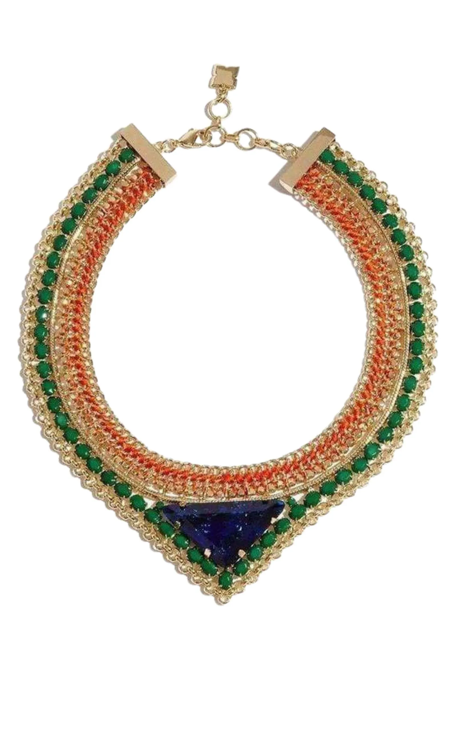 Stone Tribal Malachite Combo Necklace sold by Runaway Catalog