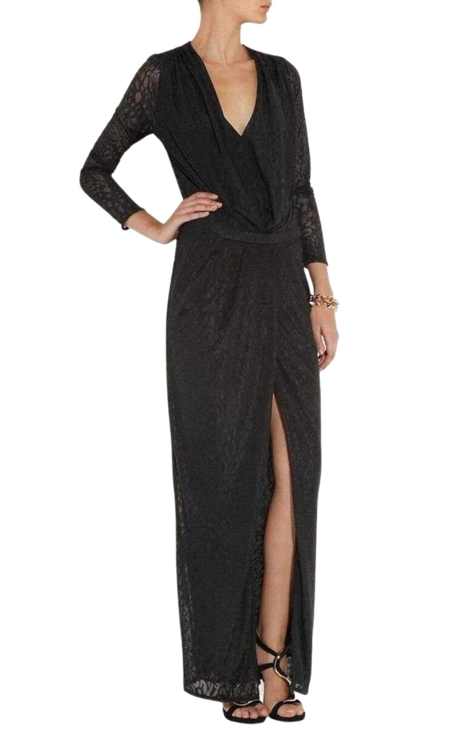 Leopard Print Maxi Dress sold by Runaway Catalog product image thumbnail 3