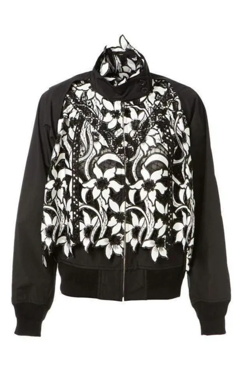 Broderie Anglaise Floral Cotton Jacket sold by Runaway Catalog