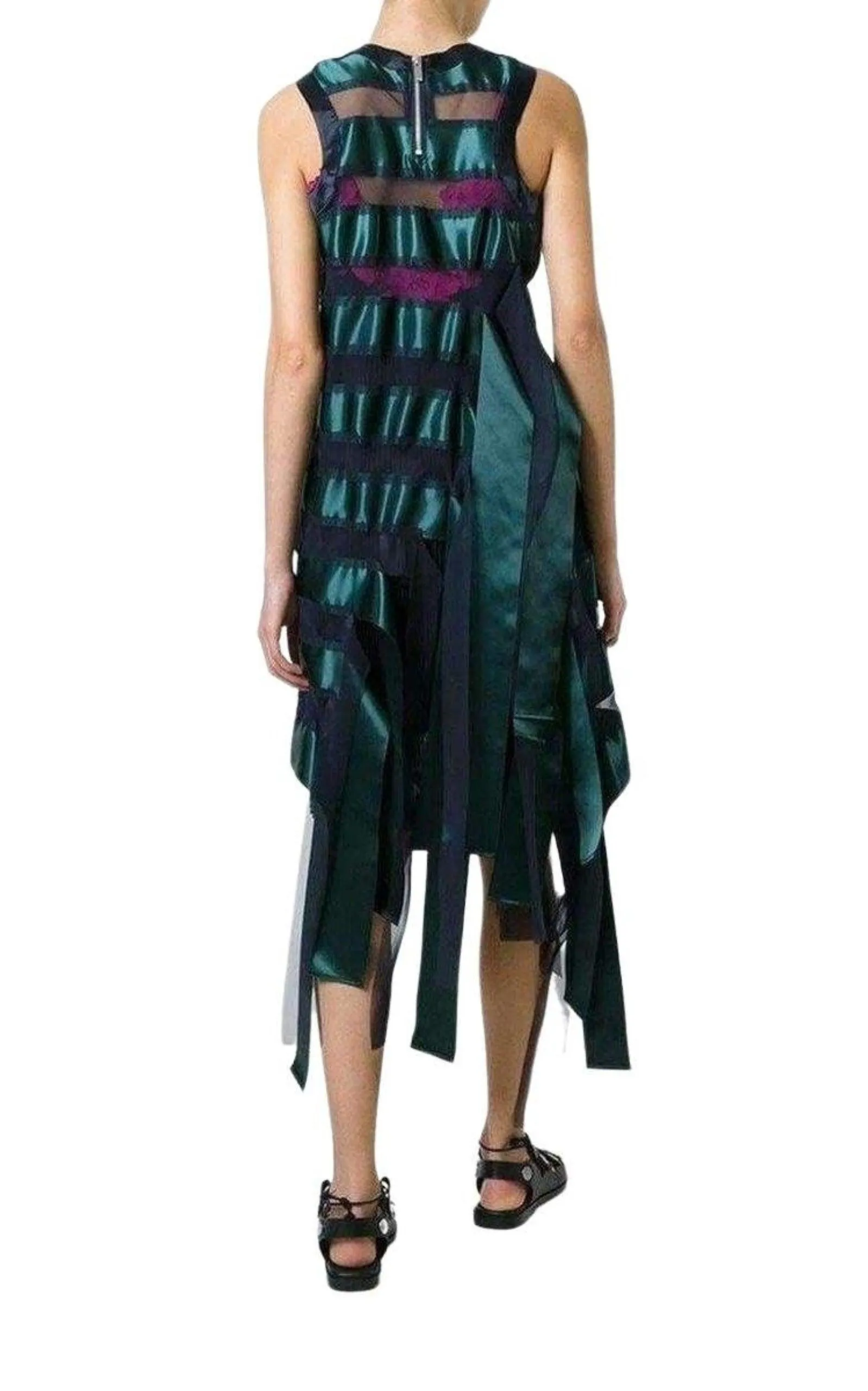 Transparent Stripe Panel Dress sold by Runaway Catalog product image thumbnail 4