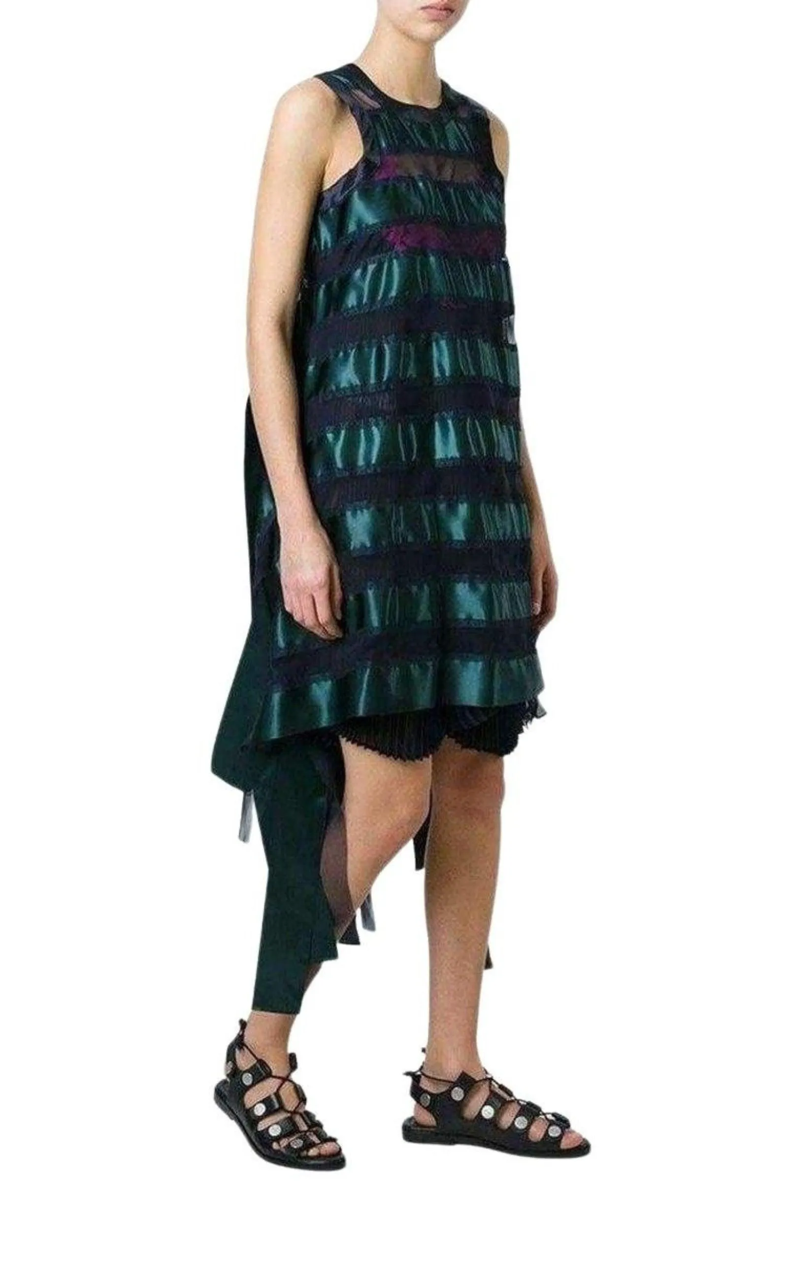 Transparent Stripe Panel Dress sold by Runaway Catalog product image thumbnail 3