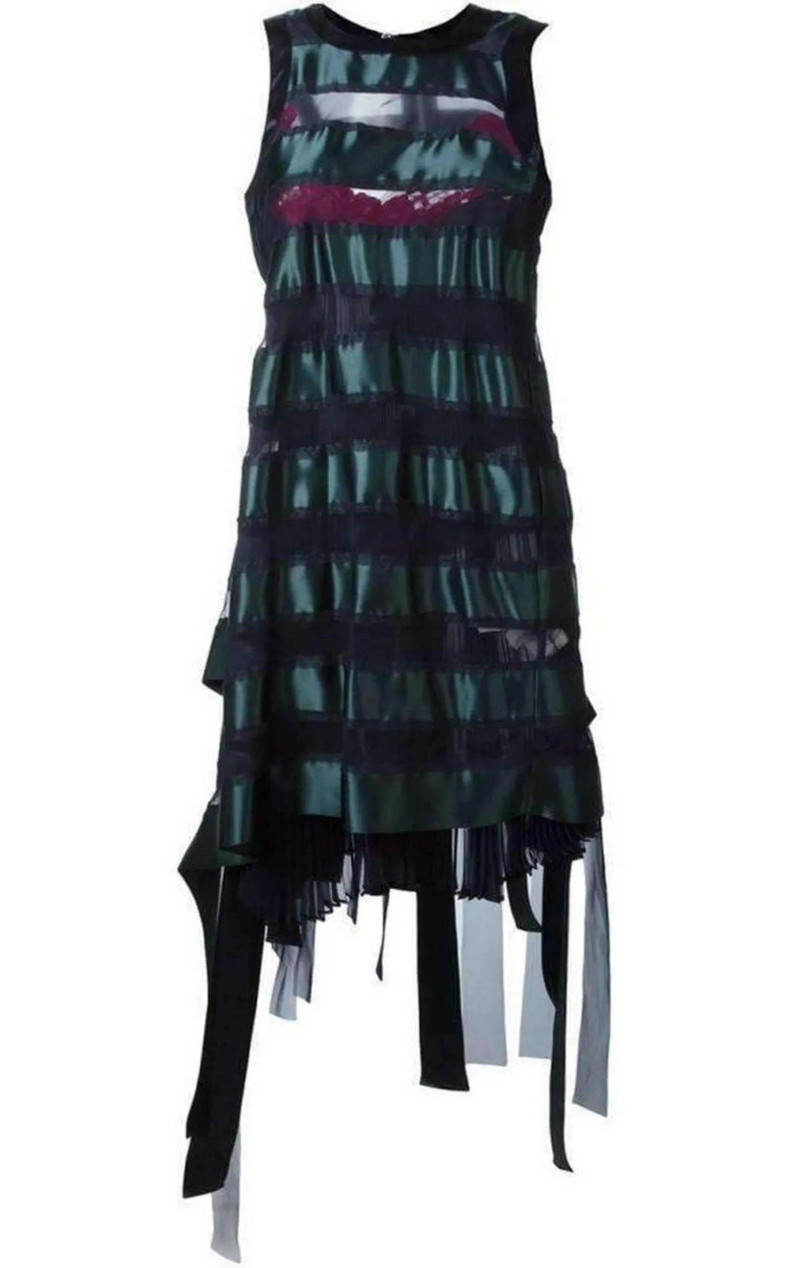 Transparent Stripe Panel Dress sold by Runaway Catalog