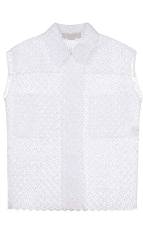 Cutwork Embroidery Erne Blouse made by Stella McCartney