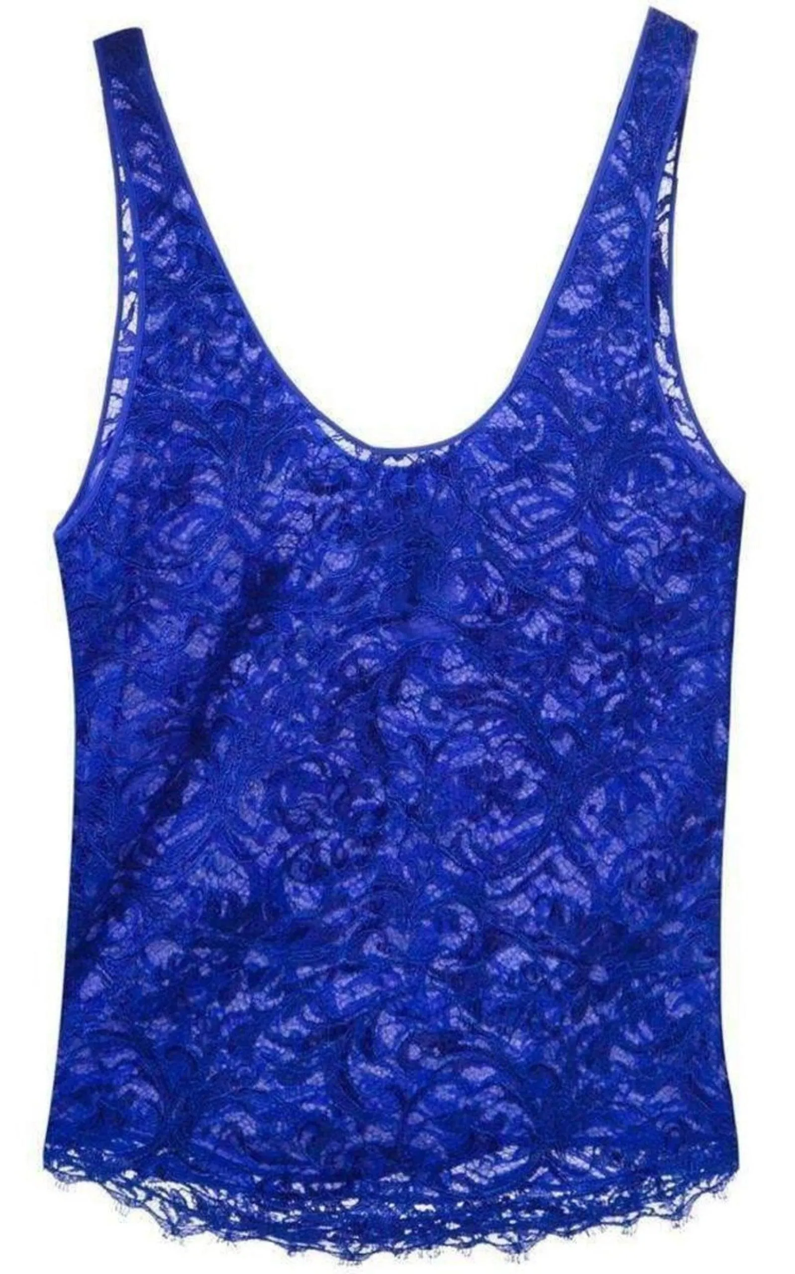Blue Lace Tank Top sold by Runaway Catalog