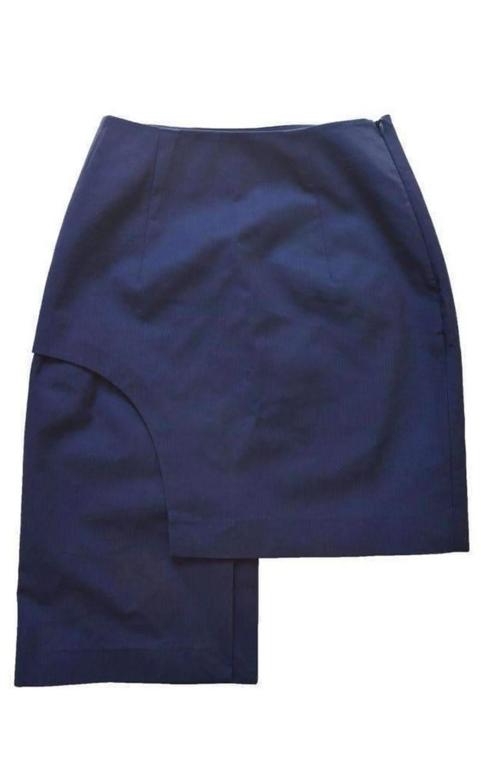 Side Asymmetric Side Striped Skirt sold by Runaway Catalog