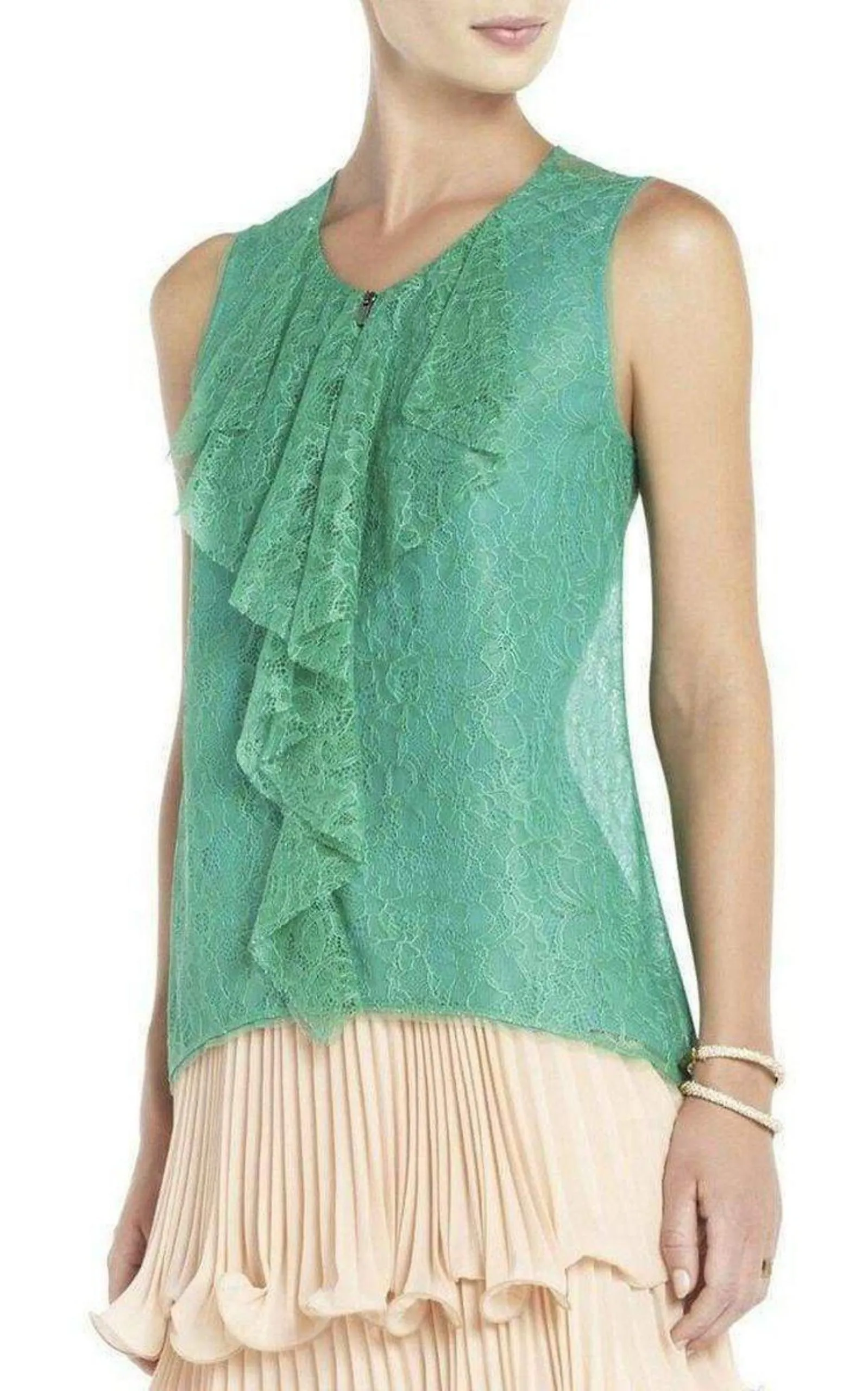 Steacy Sheer Lace Top sold by Runaway Catalog