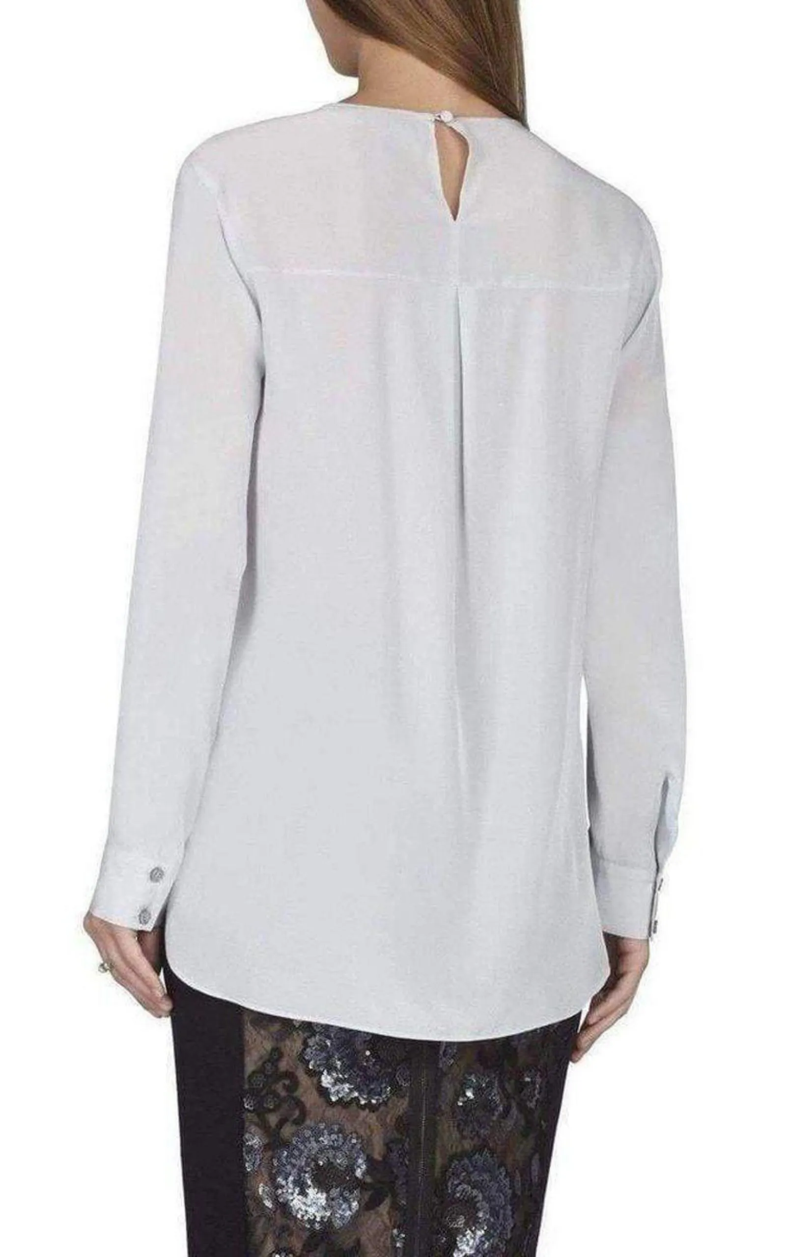 Marrisa Draped-Front Silk Blouse sold by Runaway Catalog product image thumbnail 4