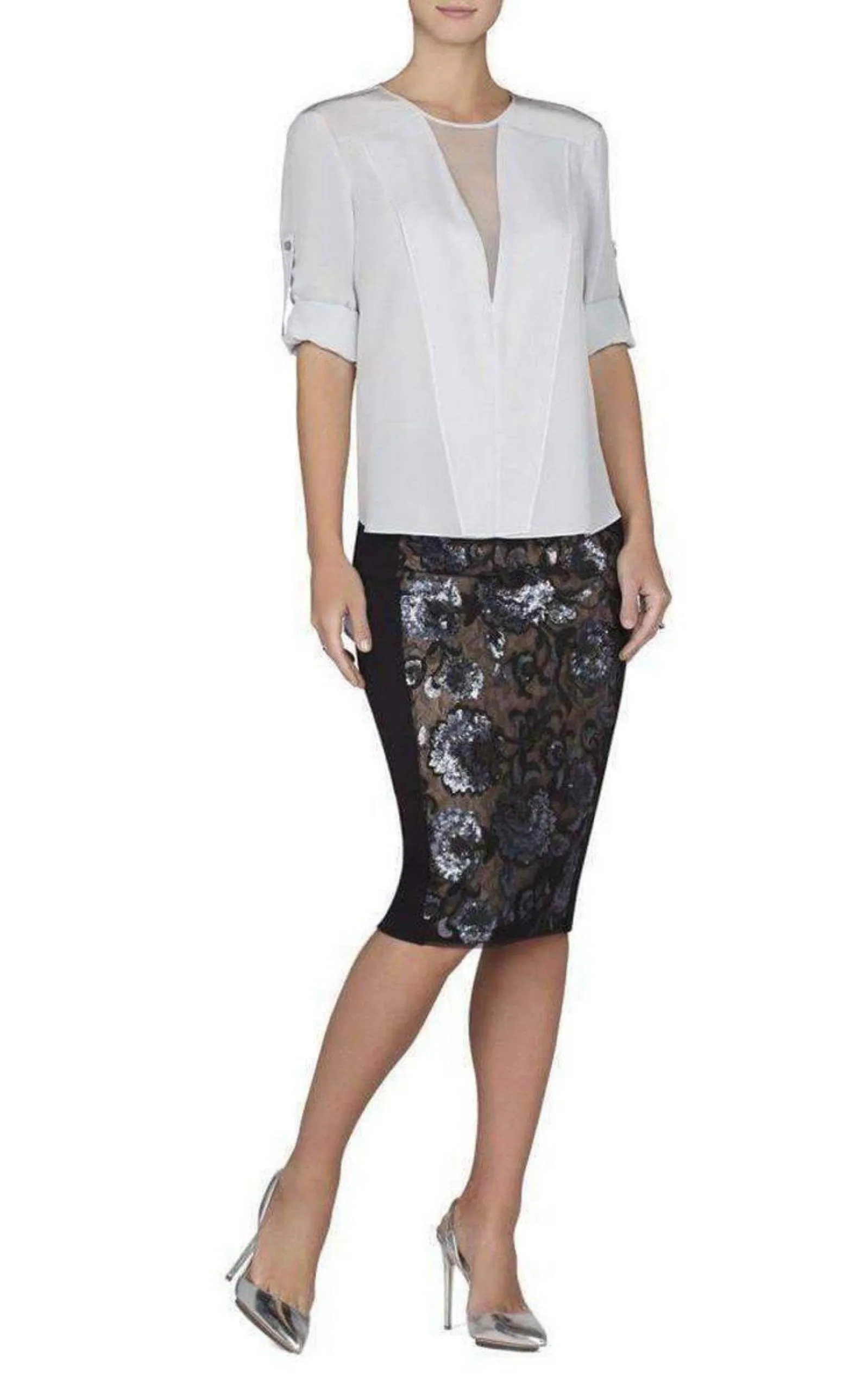 Marrisa Draped-Front Silk Blouse sold by Runaway Catalog product image thumbnail 3
