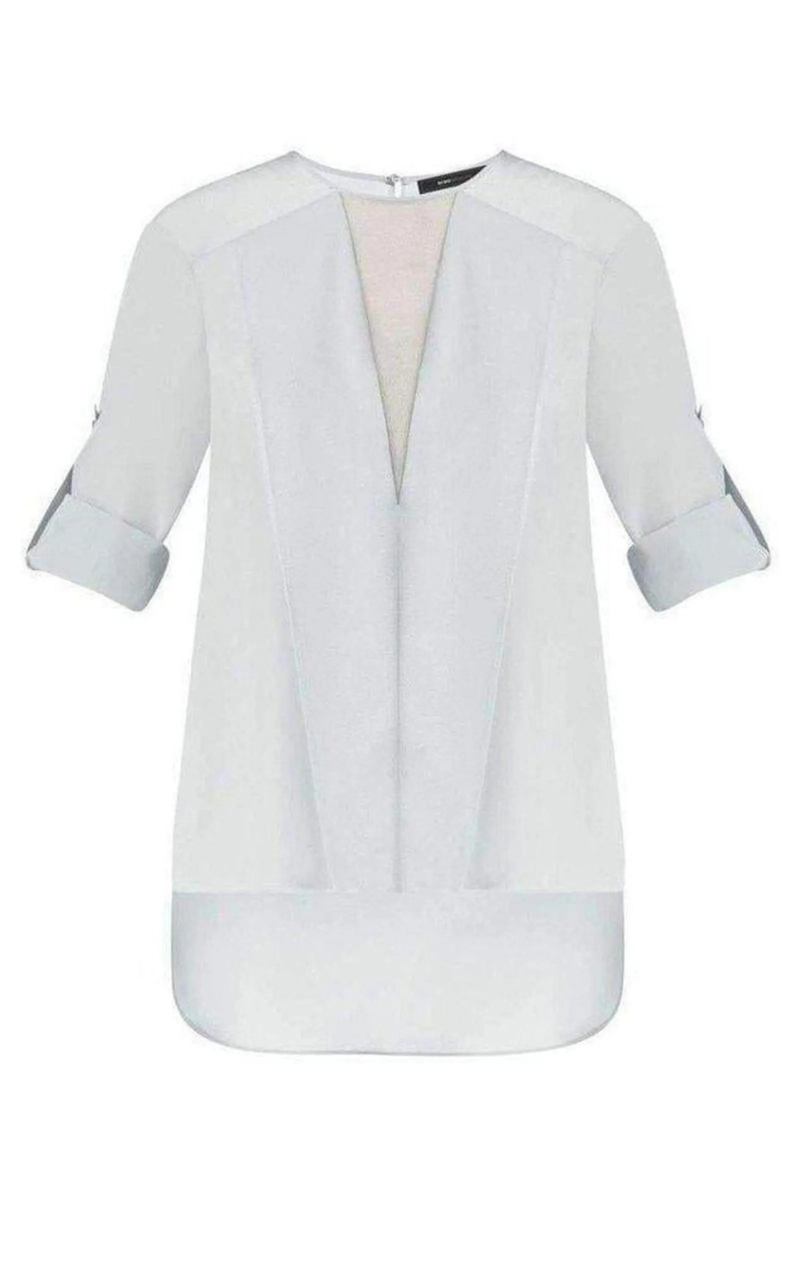 Marrisa Draped-Front Silk Blouse sold by Runaway Catalog