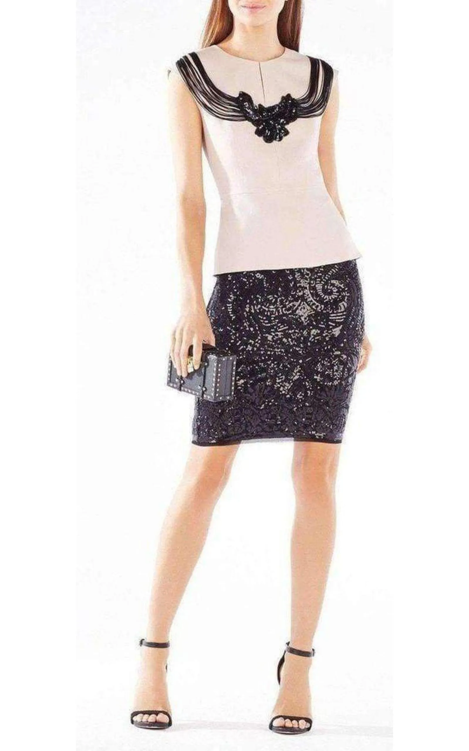 Virginie Beaded Fringe Peplum Top sold by Runaway Catalog product image thumbnail 4