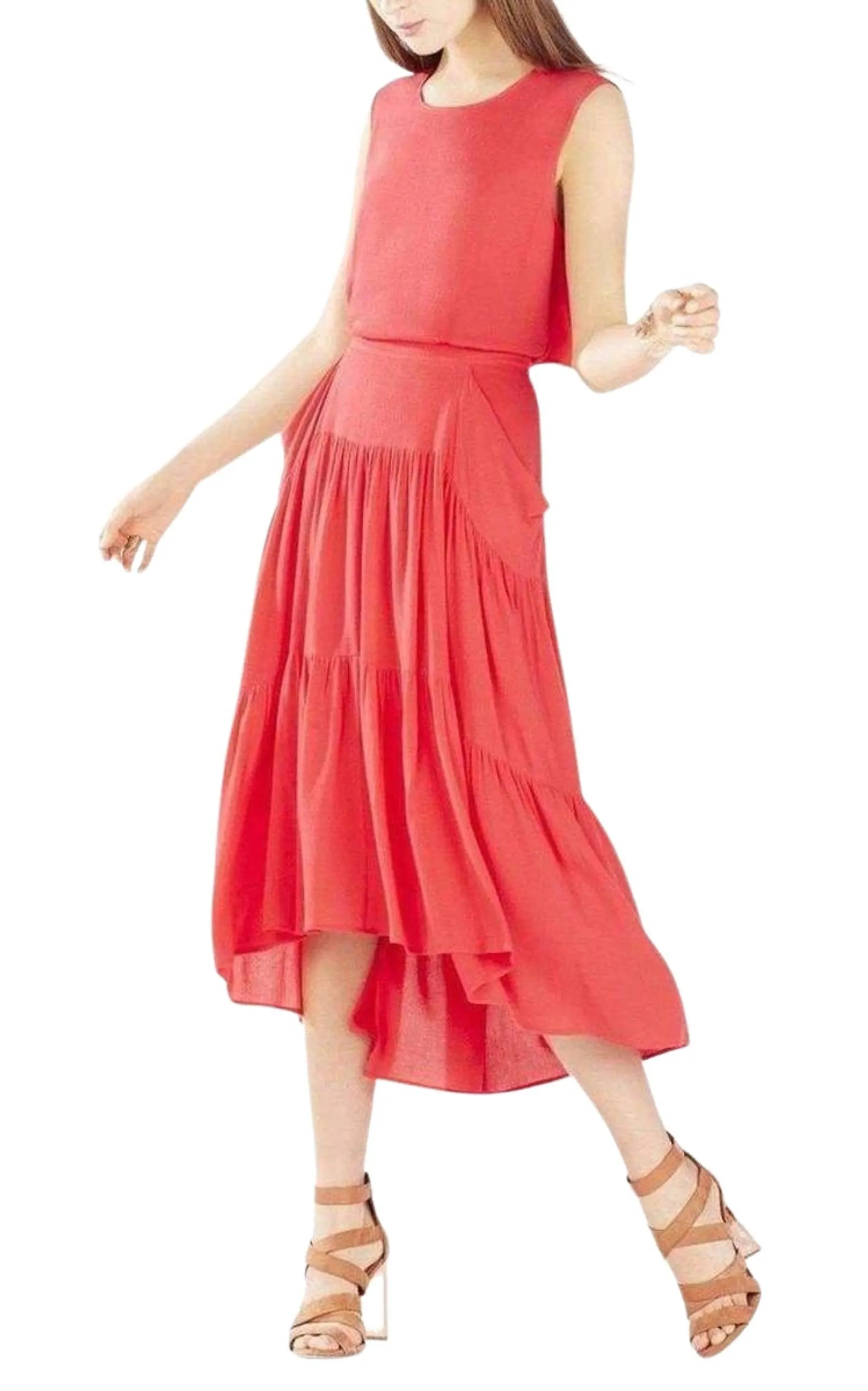Draped Peasant Skirt Dress sold by Runaway Catalog product image thumbnail 5