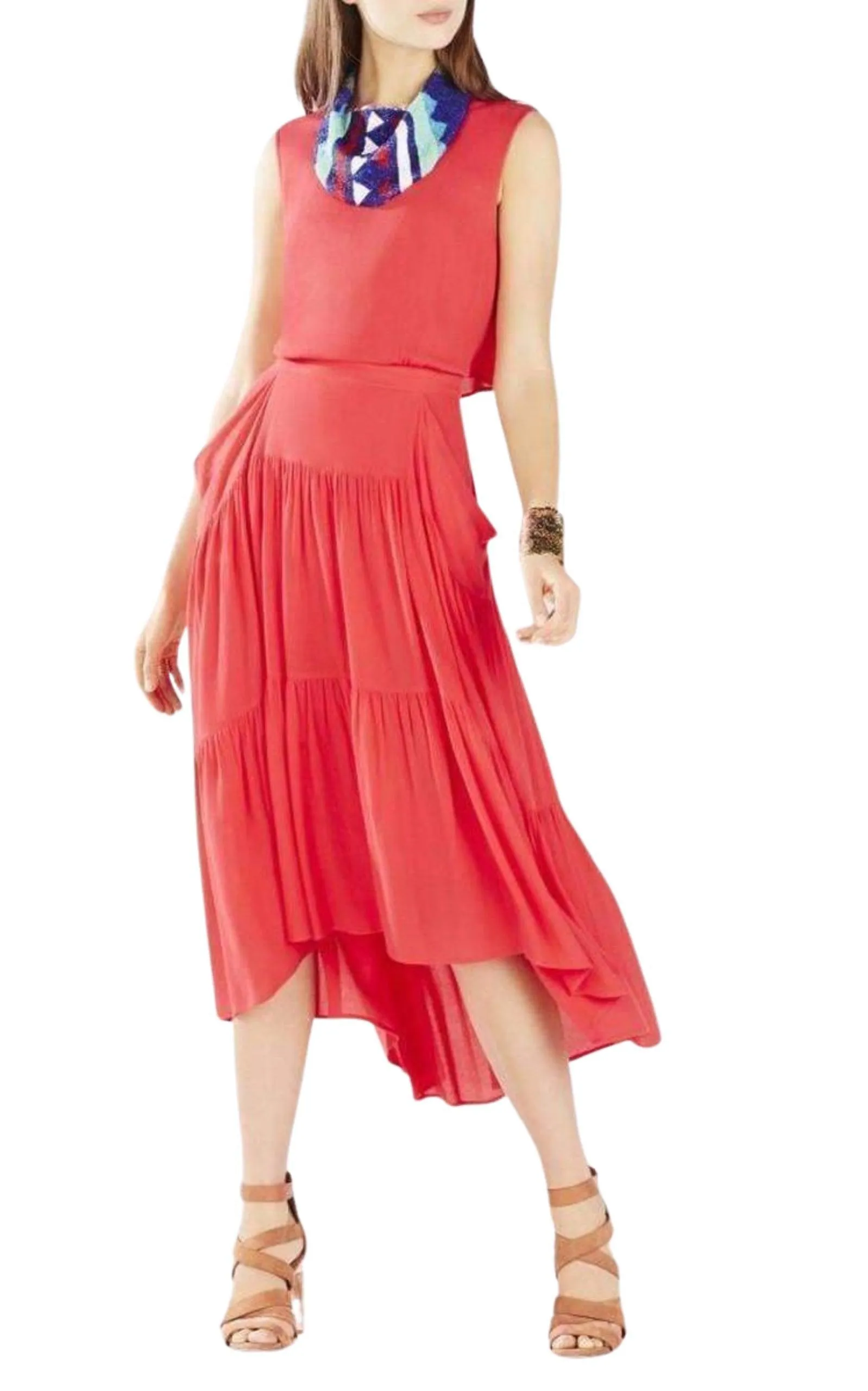 Draped Peasant Skirt Dress sold by Runaway Catalog product image thumbnail 2