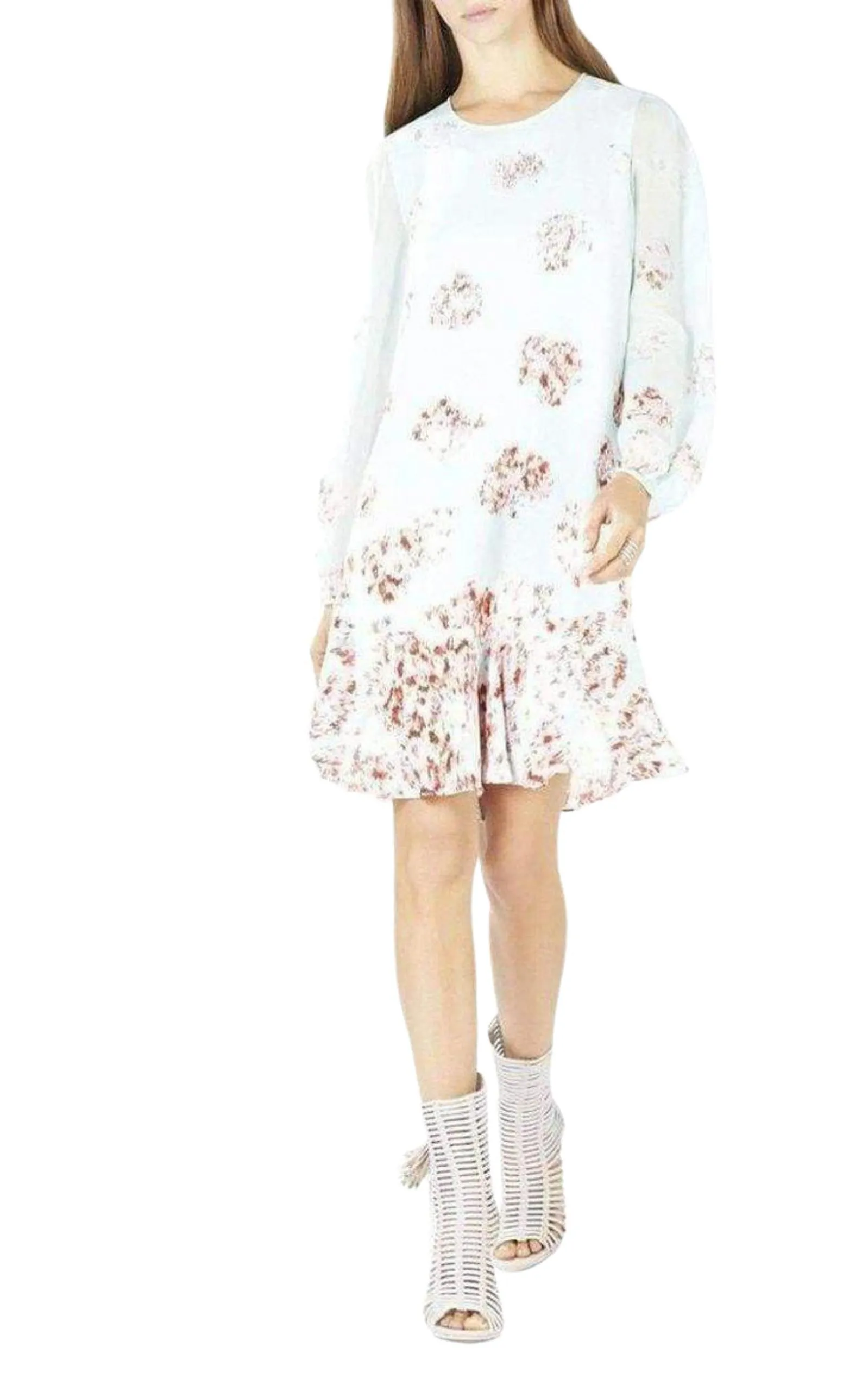 Bailee Long Sleeve Flounce Hem Dress sold by Runaway Catalog product image thumbnail 2