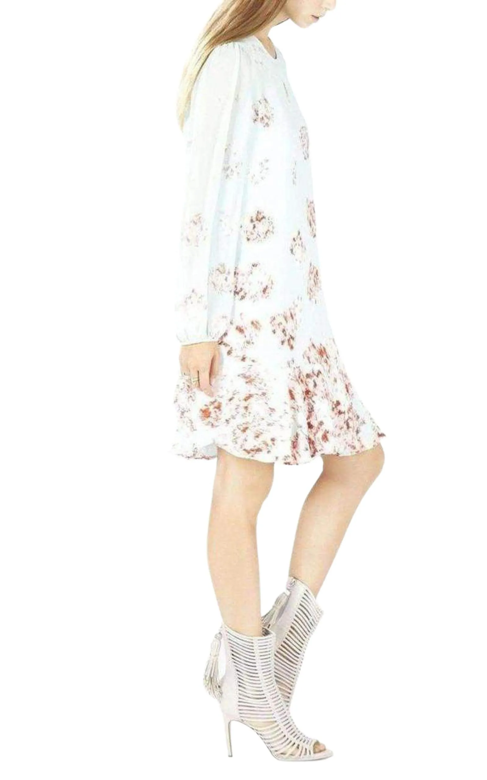 Bailee Long Sleeve Flounce Hem Dress sold by Runaway Catalog product image thumbnail 4