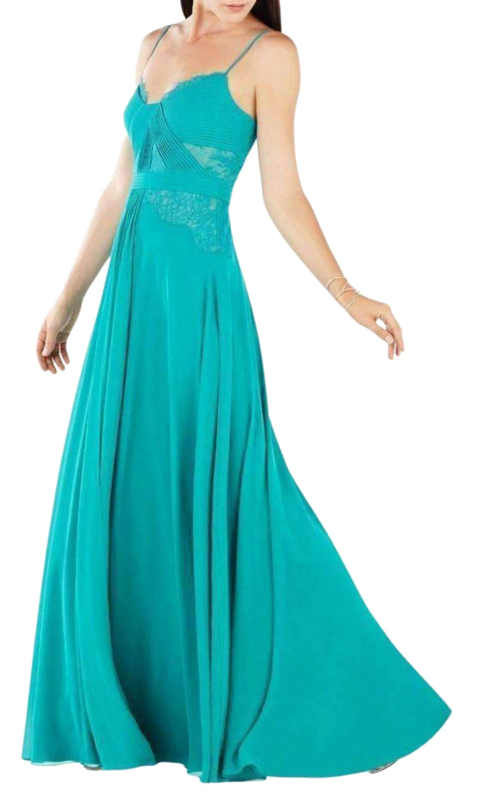 Antonea Lace Trim Pleated Gown sold by Runaway Catalog product image thumbnail 4