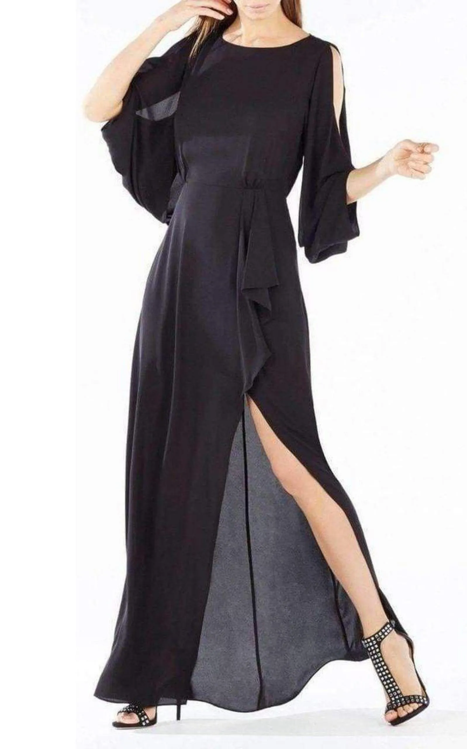 Rayah Sequin Embroidered Draped Gown sold by Runaway Catalog product image thumbnail 3