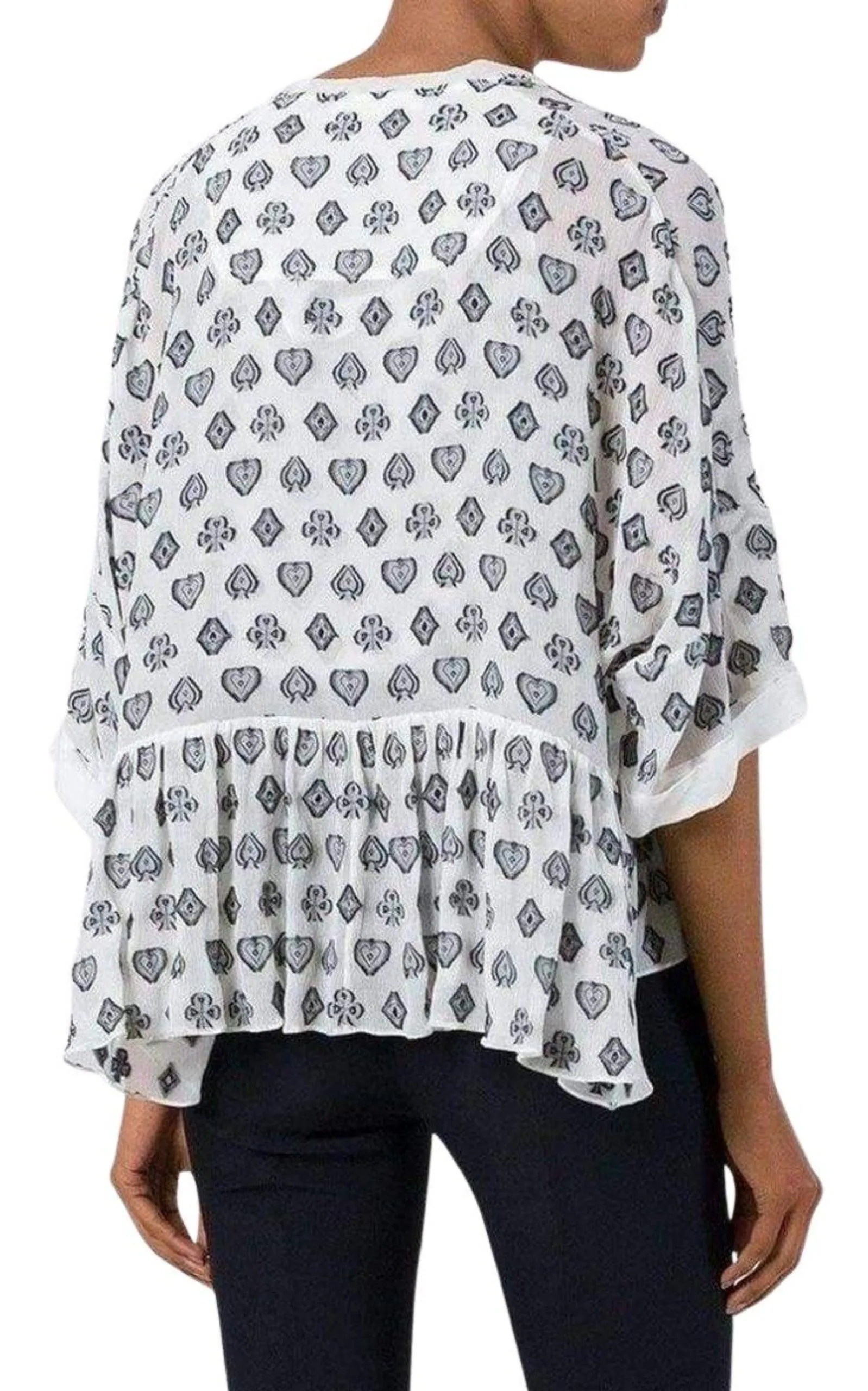 Fil Coupé Two Overlapping Silk Tops sold by Runaway Catalog product image thumbnail 3
