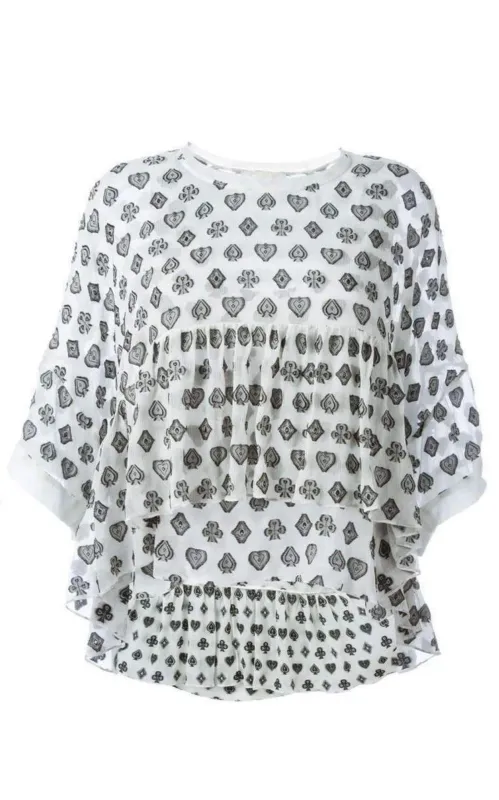 Fil Coupé Two Overlapping Silk Tops sold by Runaway Catalog