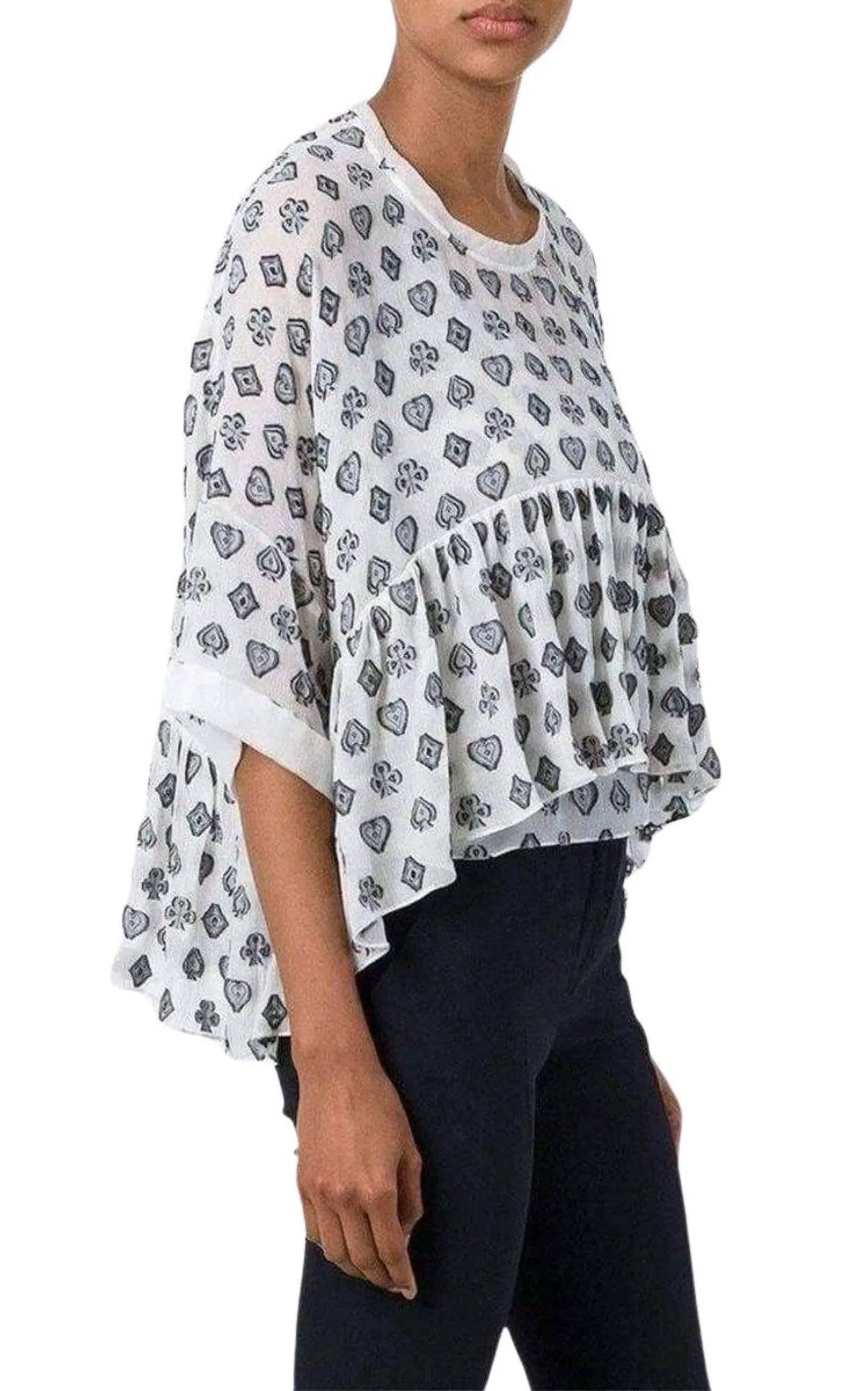 Fil Coupé Two Overlapping Silk Tops sold by Runaway Catalog product image thumbnail 2