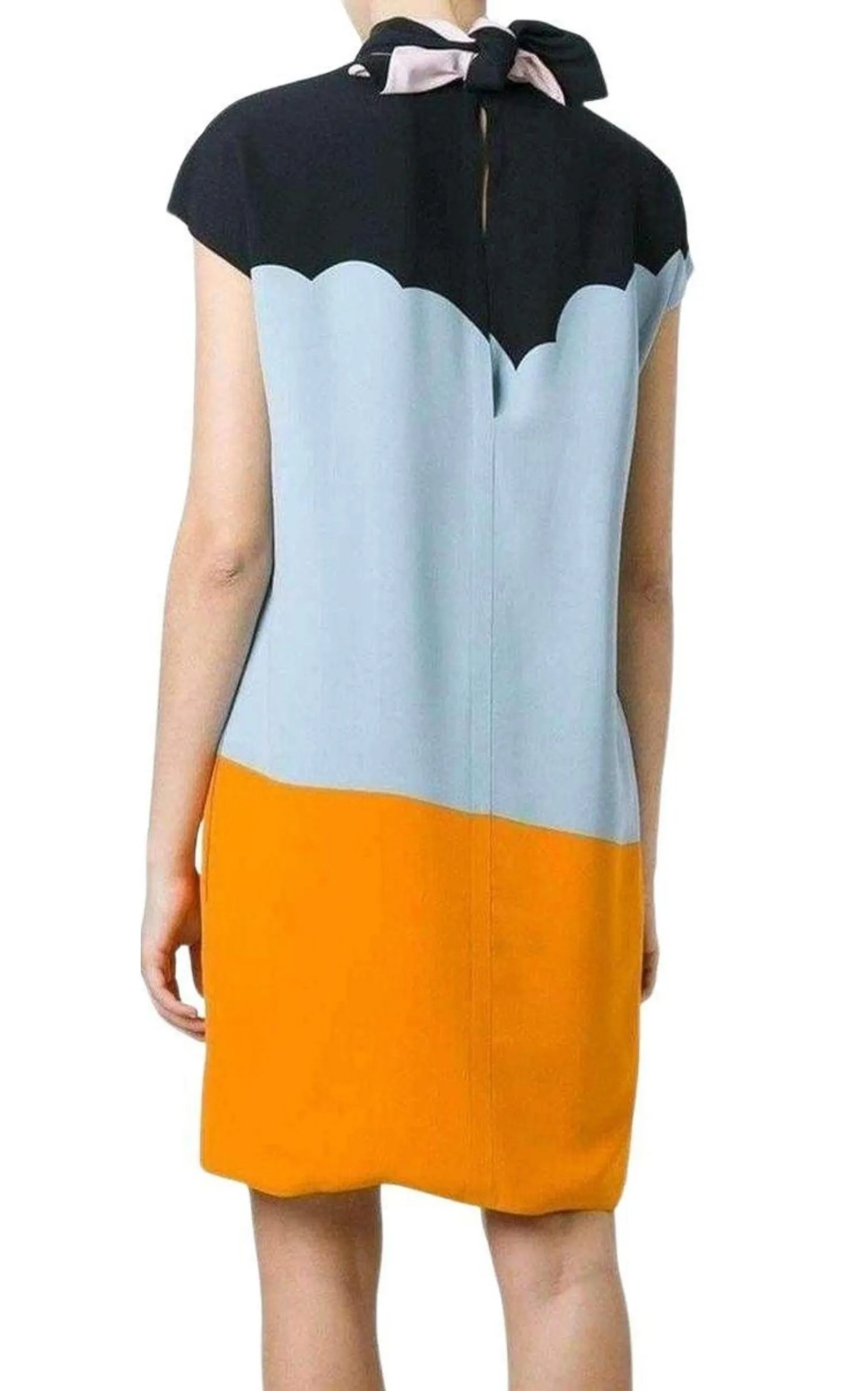 Multicolour silk dress sold by Runaway Catalog product image thumbnail 4